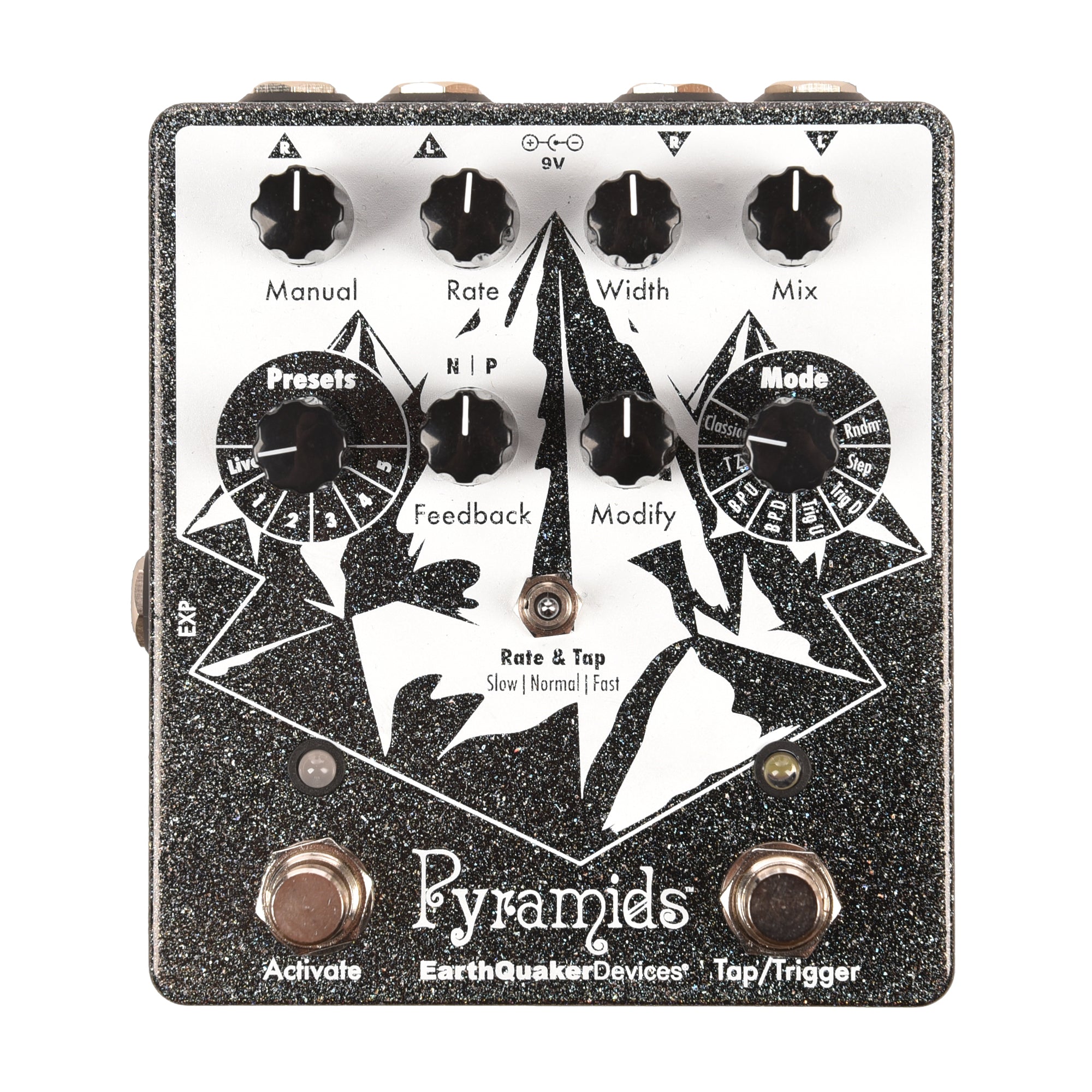 EarthQuaker Devices Pyramids Stereo Flanging Device Pedal One-of-a-Kind #03 Effects and Pedals / Phase Shifters