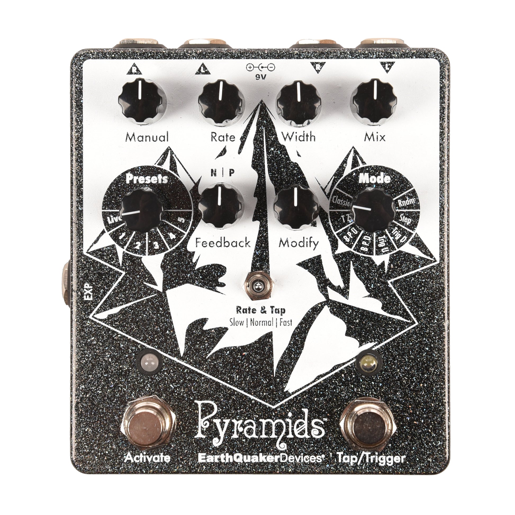 EarthQuaker Devices Pyramids Stereo Flanging Device Pedal One-of-a-Kind #03 Effects and Pedals / Phase Shifters