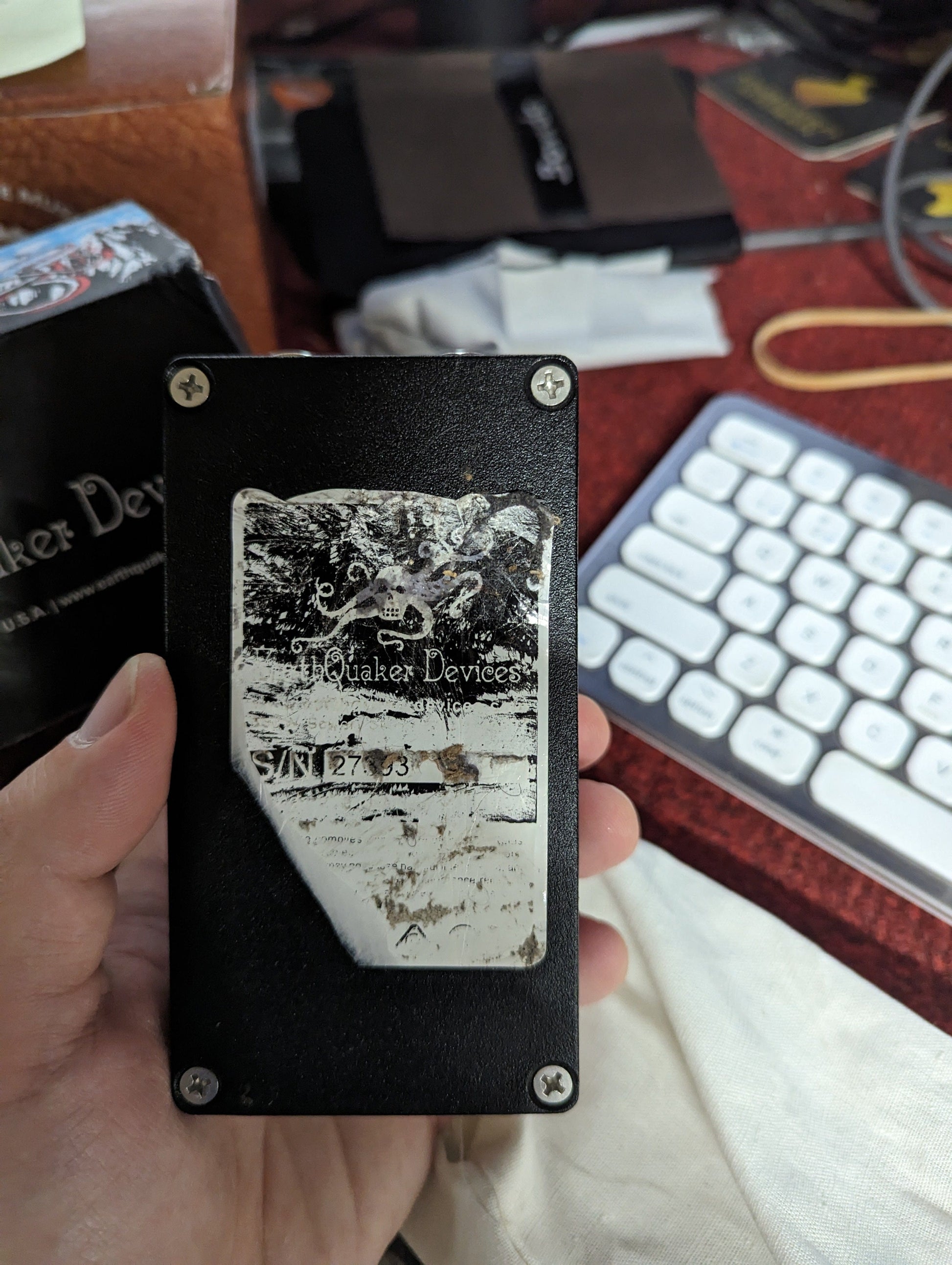 Earthquaker Devices Afterneath v3 Enhanced Otherworldly Reverberation Machine Black & Pastel Purple Effects and Pedals / Reverb