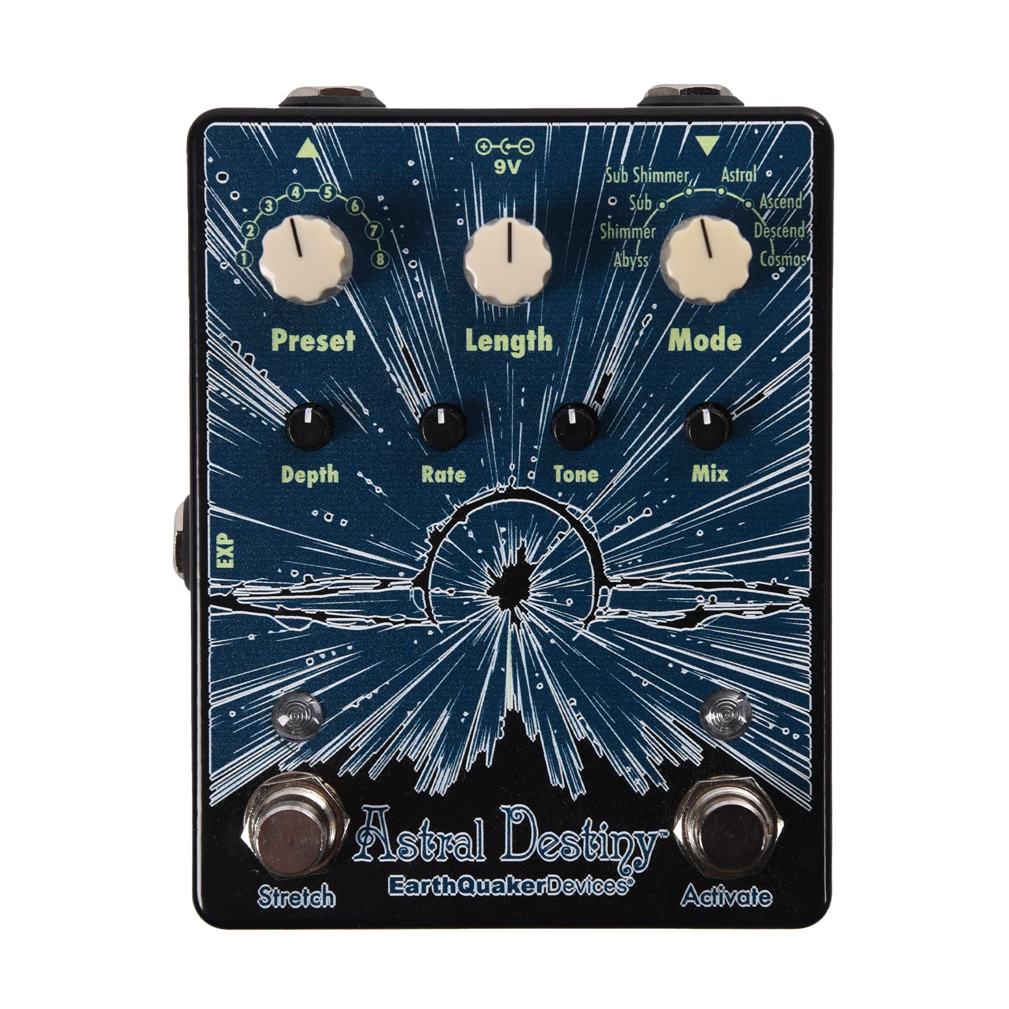 EarthQuaker Devices Astral Destiny Octal Octave Reverb One-of-a-Kind #01 Effects and Pedals / Reverb