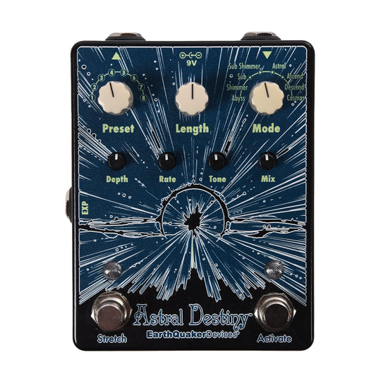 EarthQuaker Devices Astral Destiny Octal Octave Reverb One-of-a-Kind #01 Effects and Pedals / Reverb