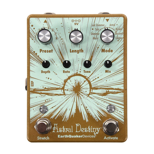EarthQuaker Devices Astral Destiny Octal Octave Reverberation Odyssey One-of-a-Kind Color #07 Effects and Pedals / Reverb