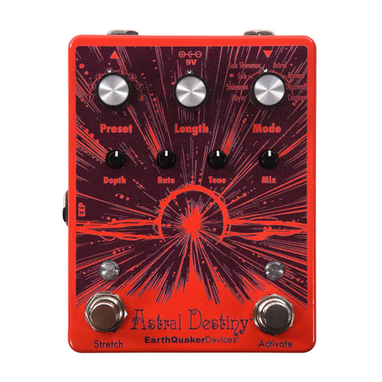 EarthQuaker Devices Astral Destiny Octal Octave Reverberation Odyssey One-of-a-Kind Color #10 Effects and Pedals / Reverb