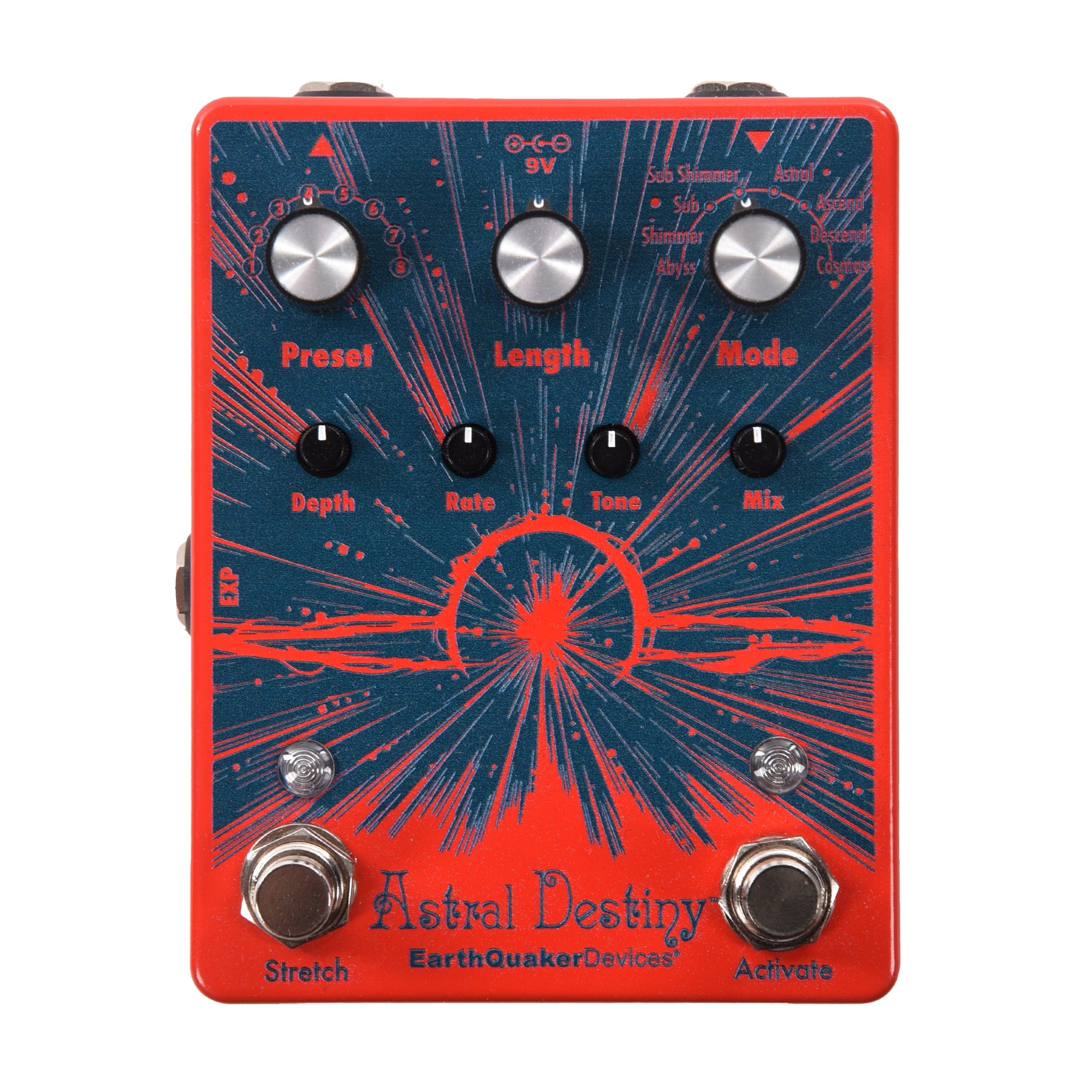 EarthQuaker Devices Astral Destiny Octal Octave Reverberation Odyssey One-of-a-Kind Color #12 Effects and Pedals / Reverb