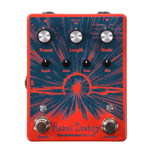 EarthQuaker Devices Astral Destiny Octal Octave Reverberation Odyssey One-of-a-Kind Color #12 Effects and Pedals / Reverb