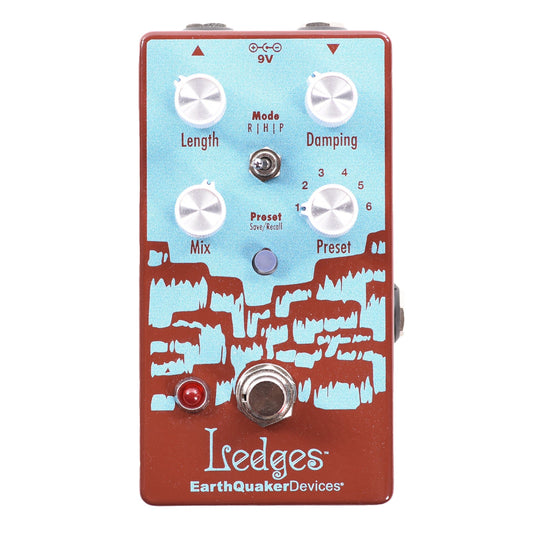 EarthQuaker Devices Ledges Tri-Dimensional Reverberation Machine Pedal One-of-a-Kind Color #03 Effects and Pedals / Reverb