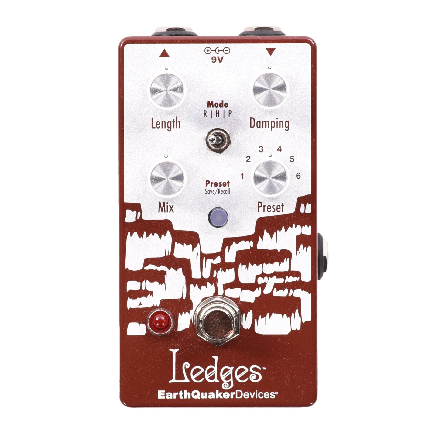 EarthQuaker Devices Ledges Tri-Dimensional Reverberation Machine Pedal One-of-a-Kind Color #09 Effects and Pedals / Reverb