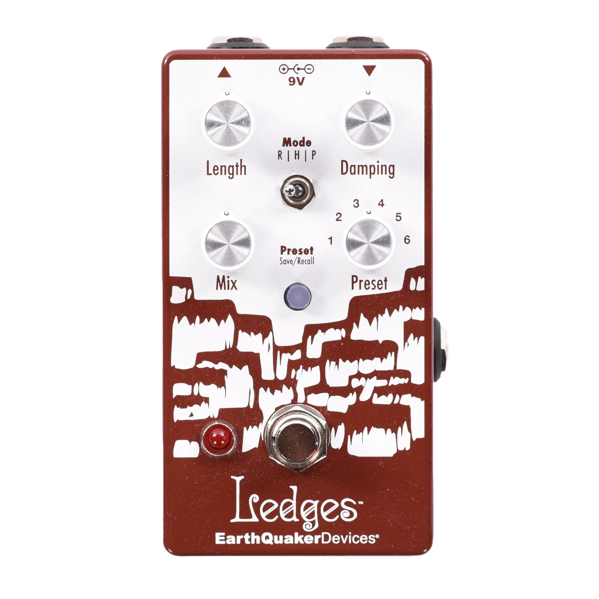 EarthQuaker Devices Ledges Tri-Dimensional Reverberation Machine Pedal One-of-a-Kind Color #09 Effects and Pedals / Reverb