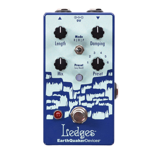 EarthQuaker Devices Ledges Tri-Dimensional Reverberation Machine Pedal One-of-a-Kind Color #10 Effects and Pedals / Reverb