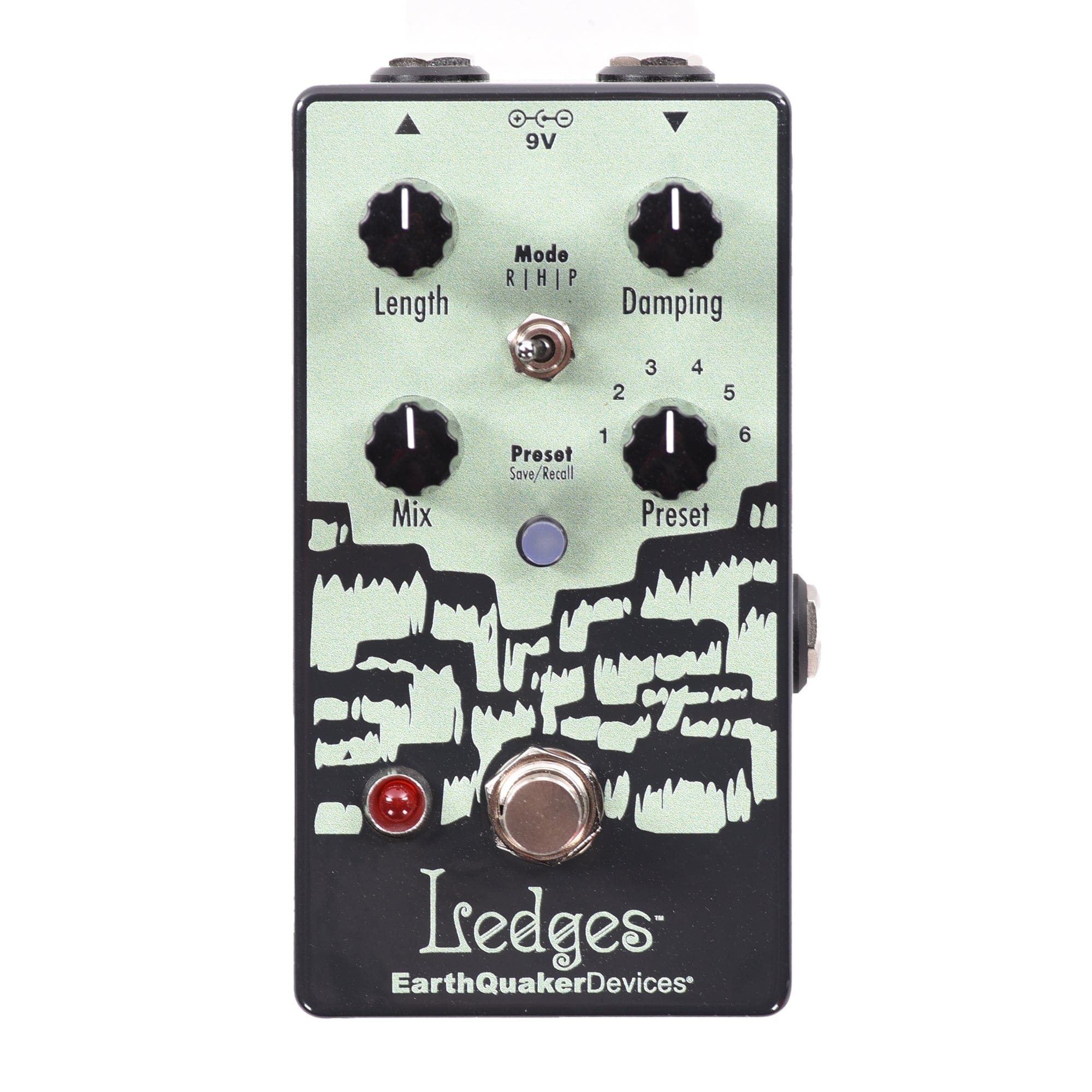 EarthQuaker Devices Ledges Tri-Dimensional Reverberation Machine Pedal One-of-a-Kind Color #11 Effects and Pedals / Reverb