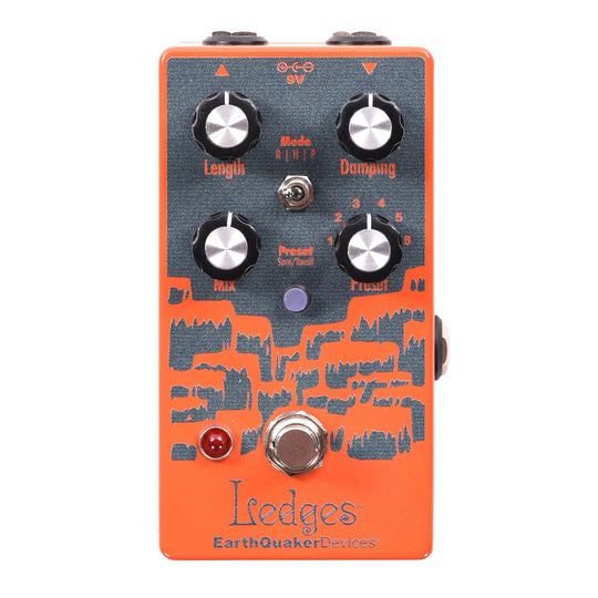 EarthQuaker Devices Ledges Tri-Dimensional Reverberation Machine Pedal One-of-a-Kind Color #20 Effects and Pedals / Reverb
