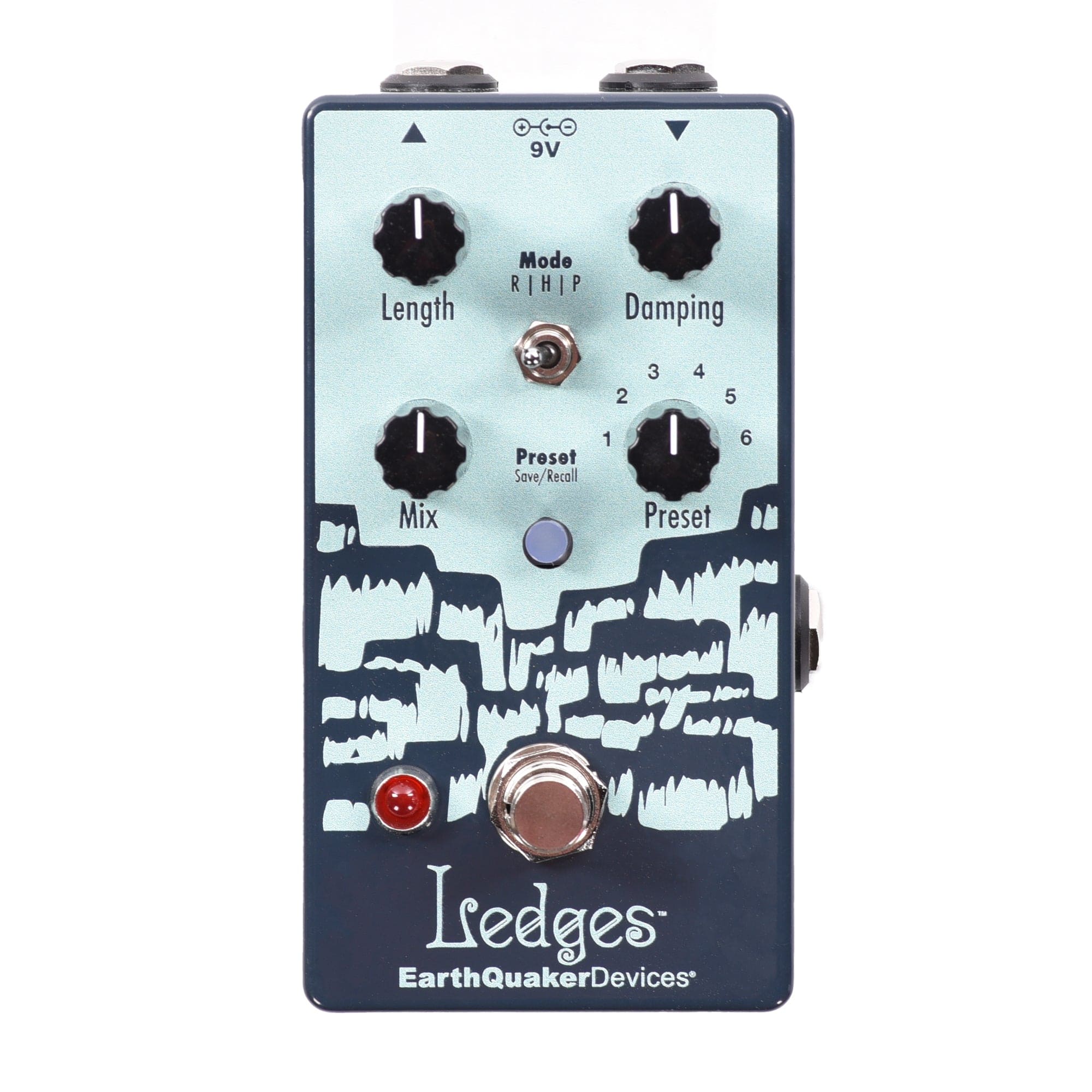 EarthQuaker Devices Ledges Tri-Dimensional Reverberation Machine Pedal One-of-a-Kind Color #22 Effects and Pedals / Reverb