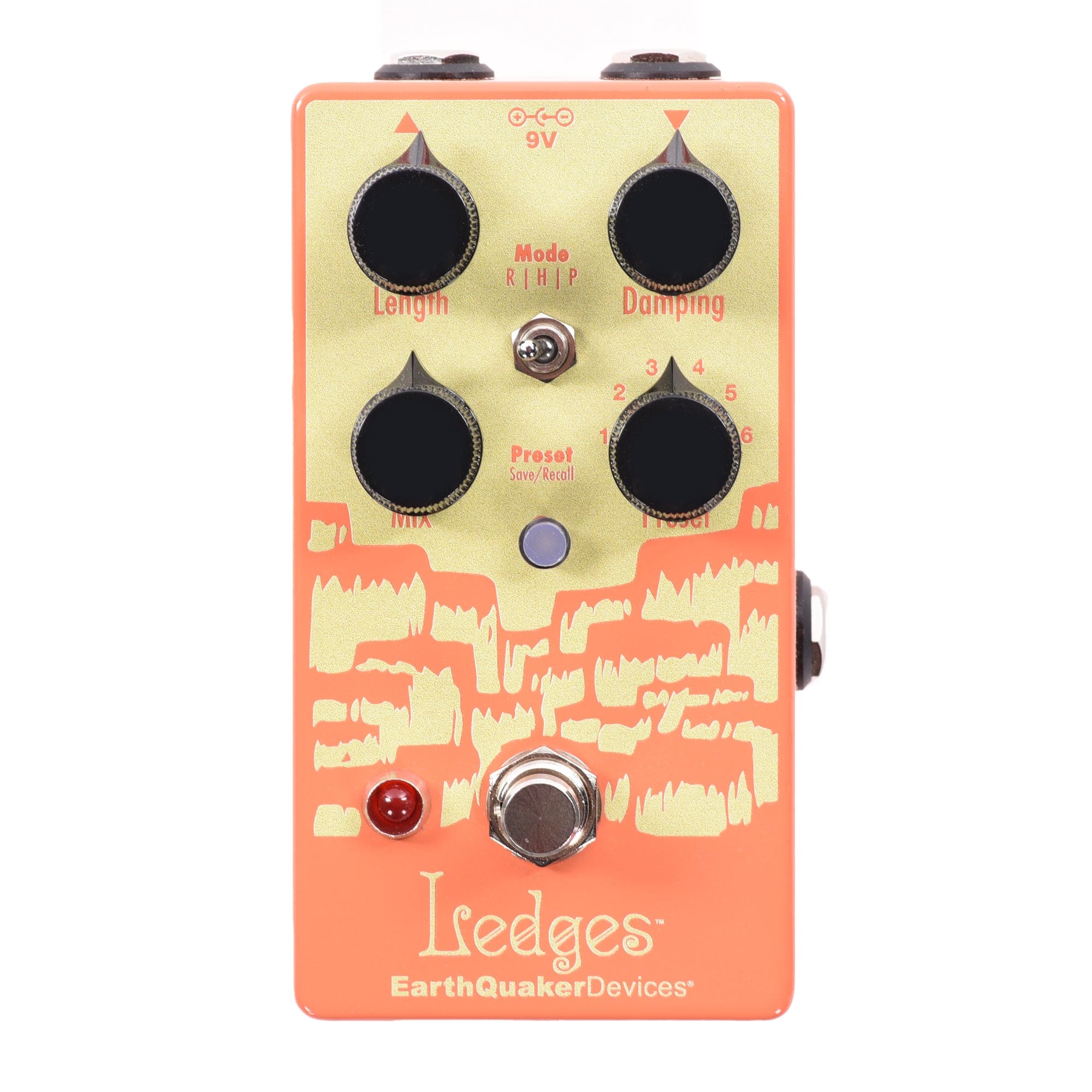 EarthQuaker Devices Ledges Tri-Dimensional Reverberation Machine Pedal One-of-a-Kind Color #24 Effects and Pedals / Reverb
