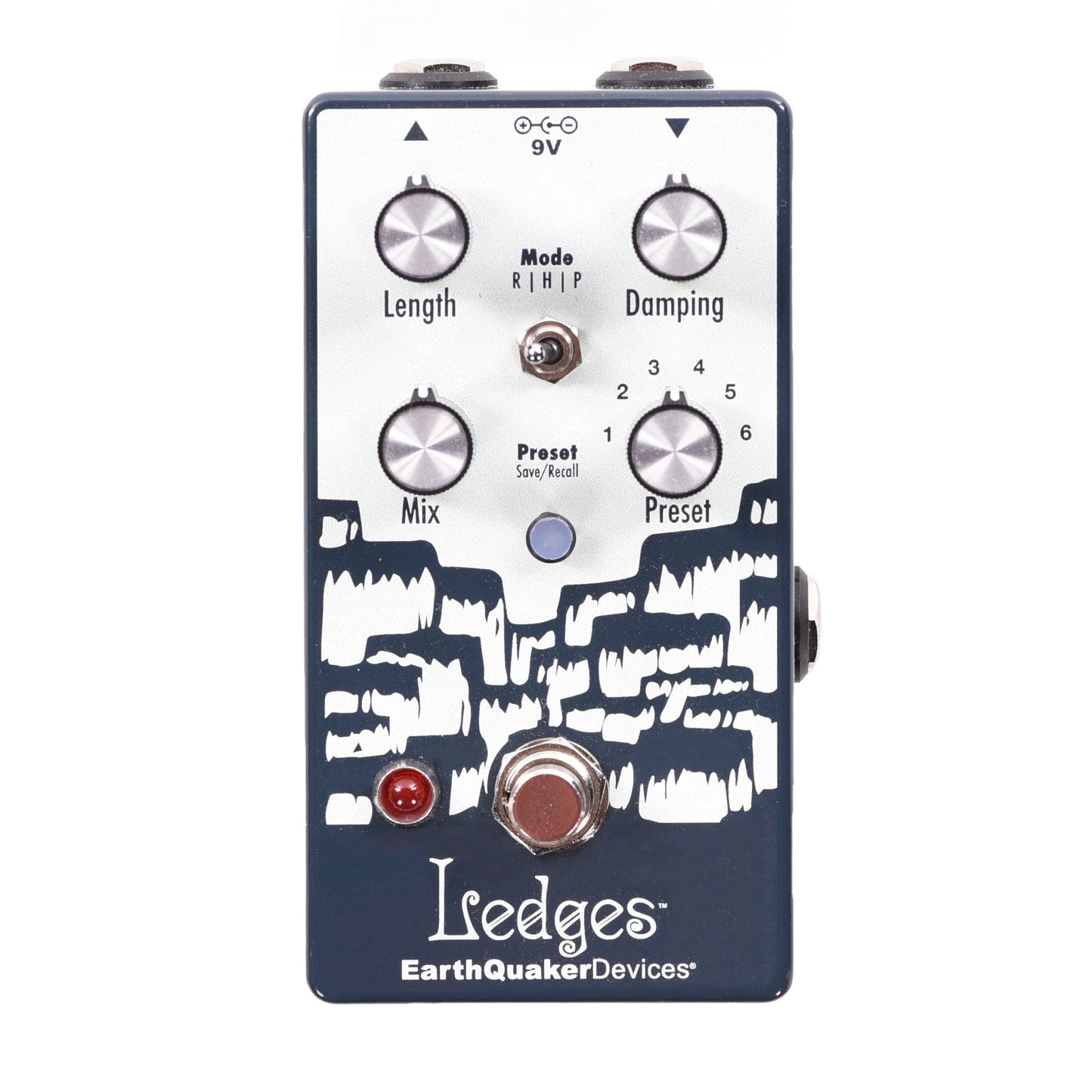 EarthQuaker Devices Ledges Tri-Dimensional Reverberation Machine Pedal One-of-a-Kind Color #25 Effects and Pedals / Reverb