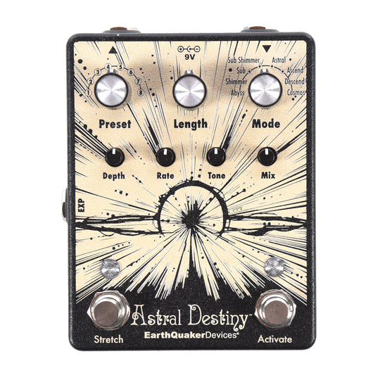 Earthquaker Devices Limited Edition Black & Gold Astral Destiny Octal Octave Reverberation Odyssey Effects and Pedals / Reverb