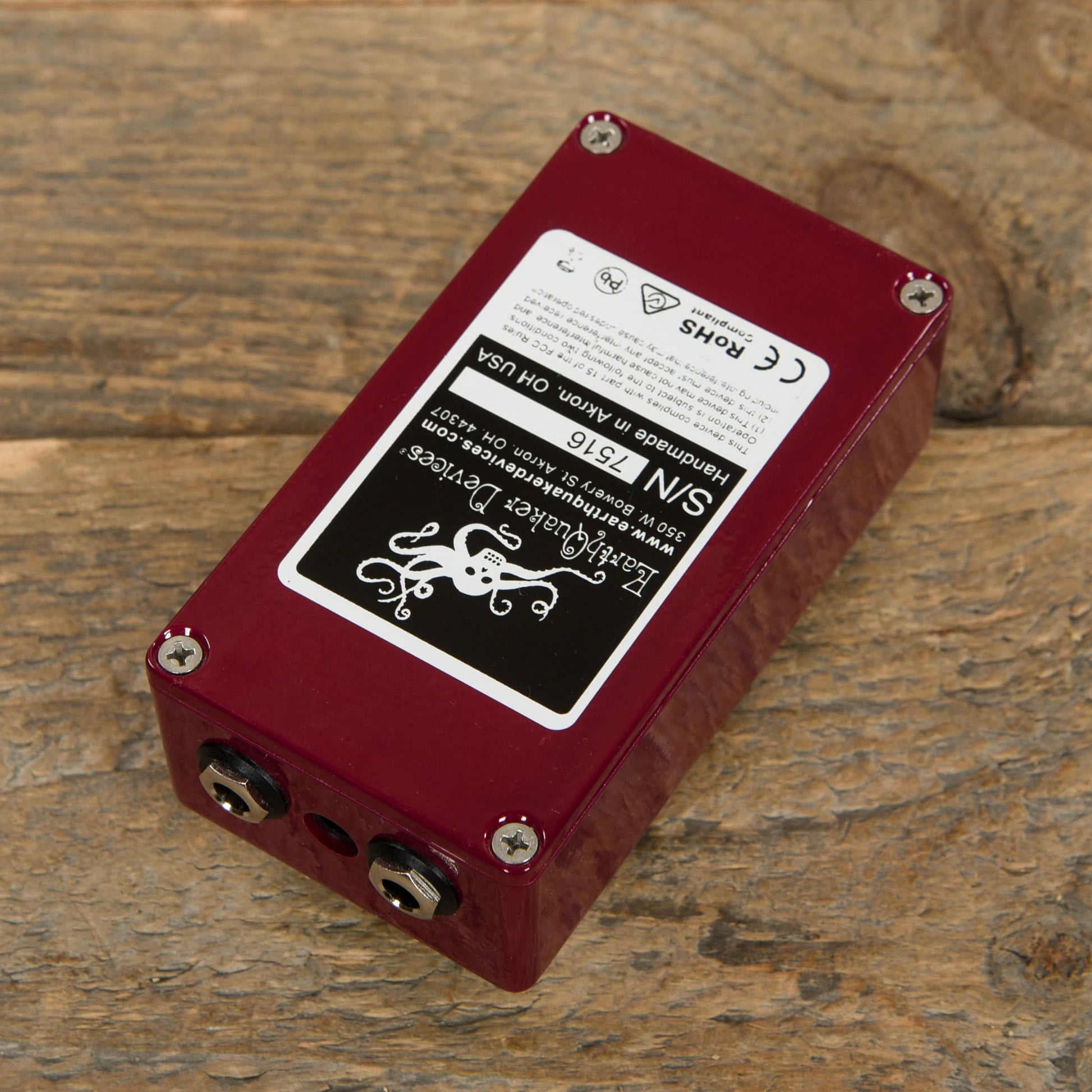 Earthquaker Devices Spatial Delivery V2 Envelope Filter with Sample & Hold Pedal Claret Violet Effects and Pedals / Wahs and Filters