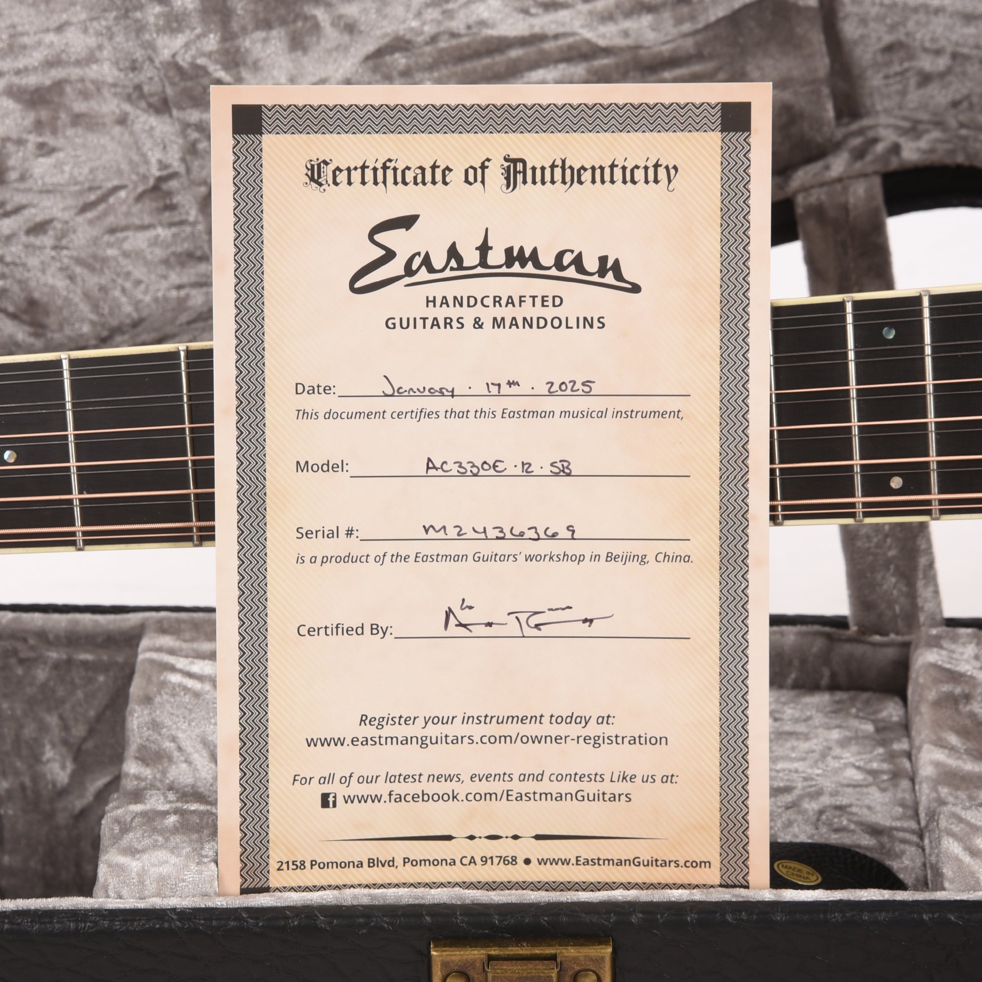 Eastman AC330 12-String Spruce/Mahogany Sunburst Truetone Gloss w/L.R. Baggs Acoustic Guitars / 12-String