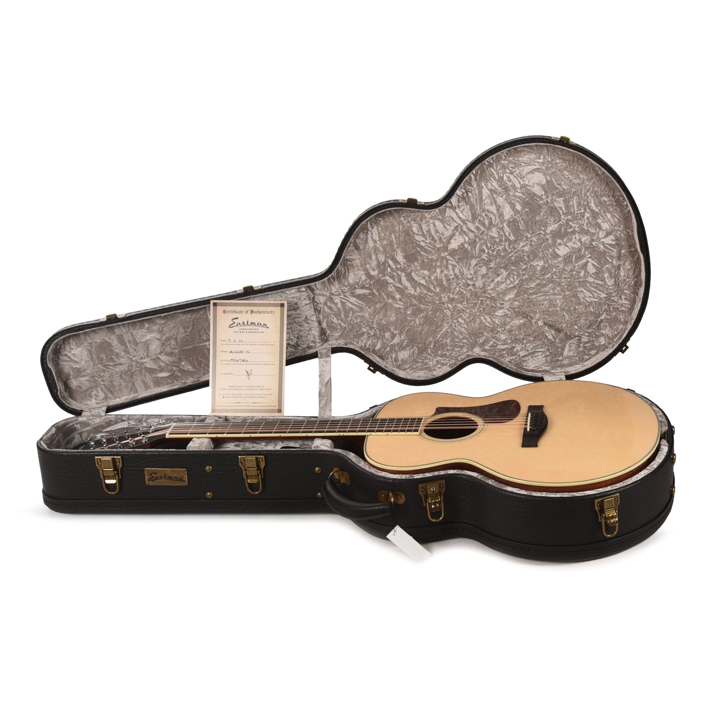 Eastman AC330E-12 Sitka/Mahogany Jumbo 12-String Natural w/Fishman Pickup Acoustic Guitars / 12-String