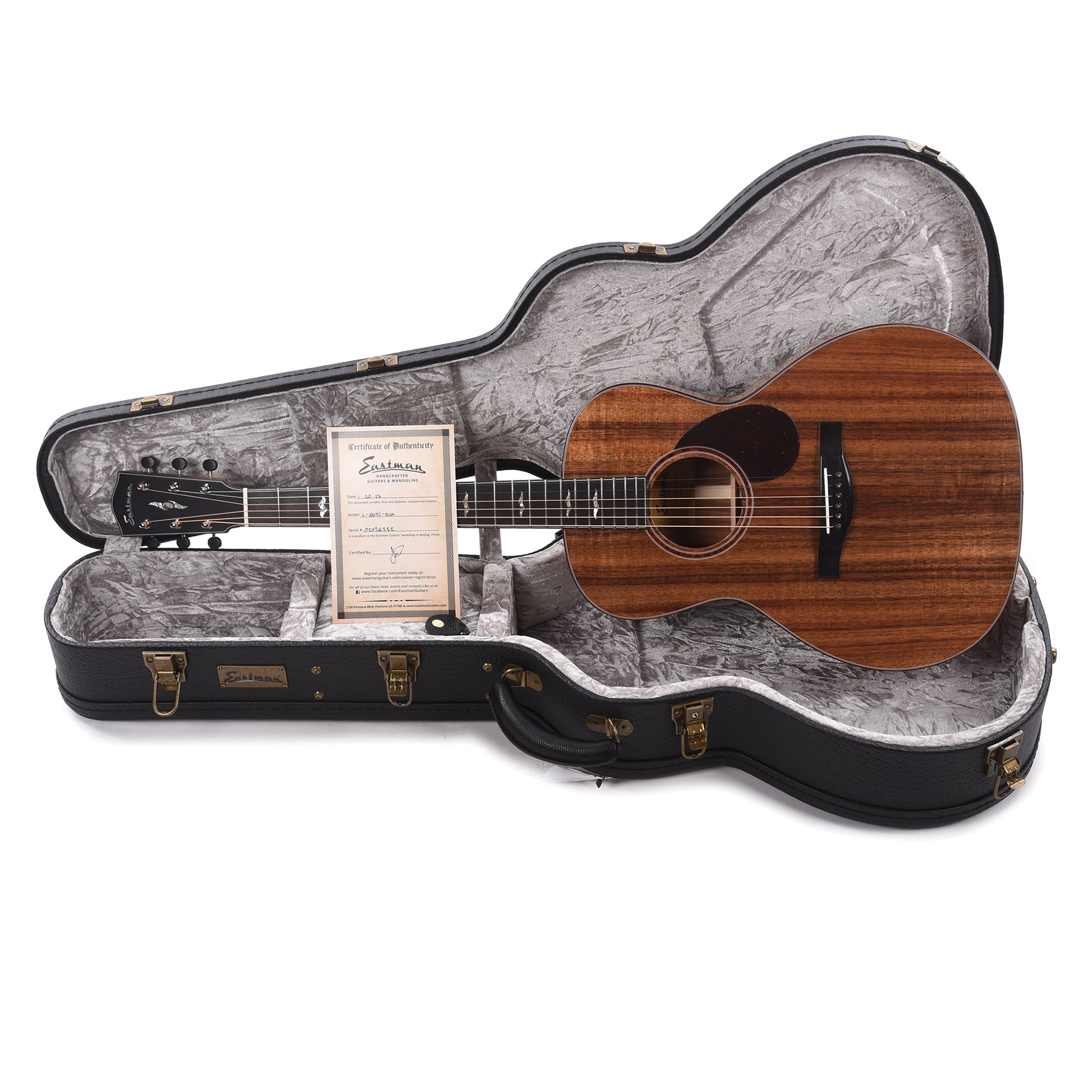 Eastman Limited Edition Luthier Series OOSS Koa Truetone Gloss Acoustic Guitars / Built-in Electronics