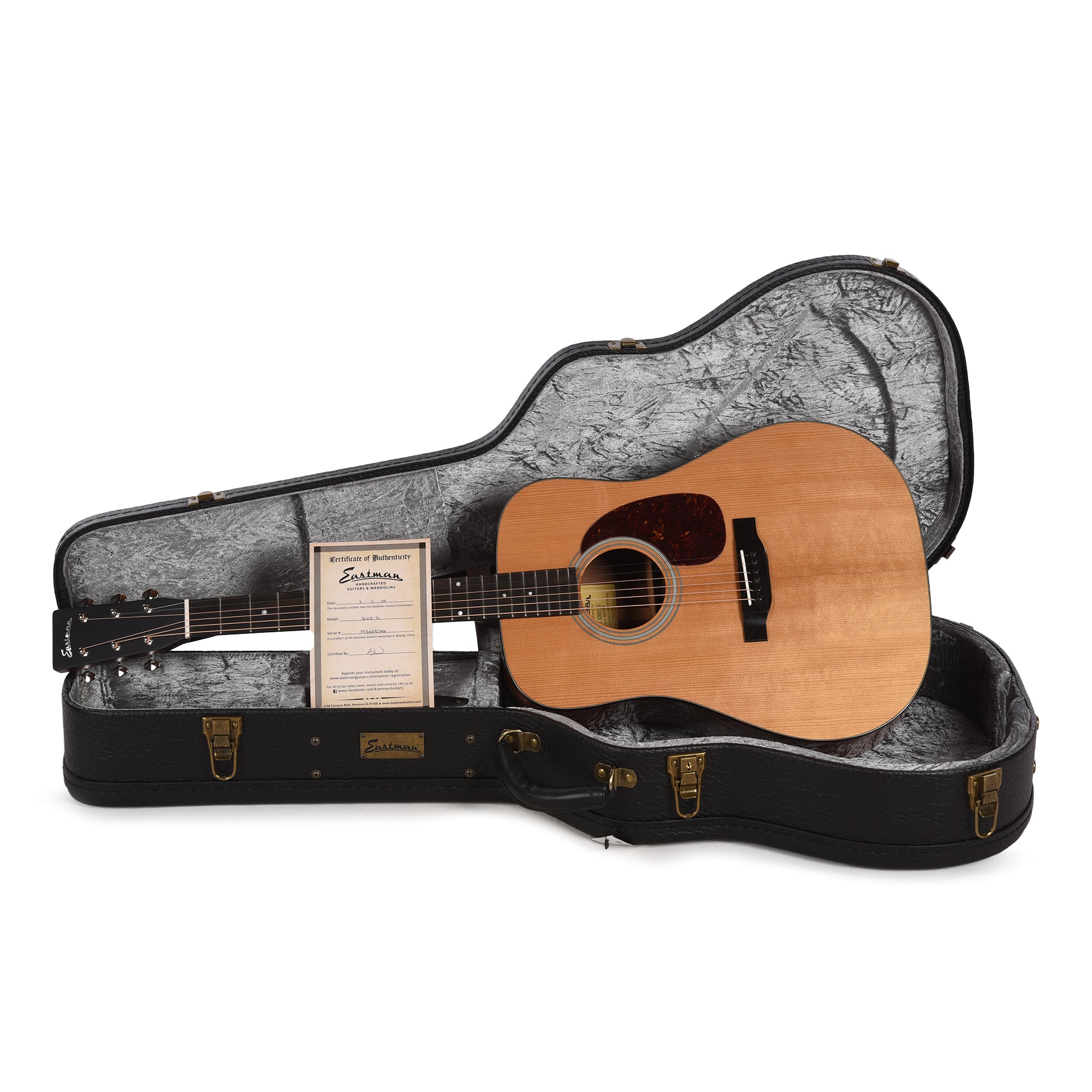Eastman E10D-TC Thermo Cured Adirondack/Mahogany Dreadnought Natural Acoustic Guitars / Dreadnought