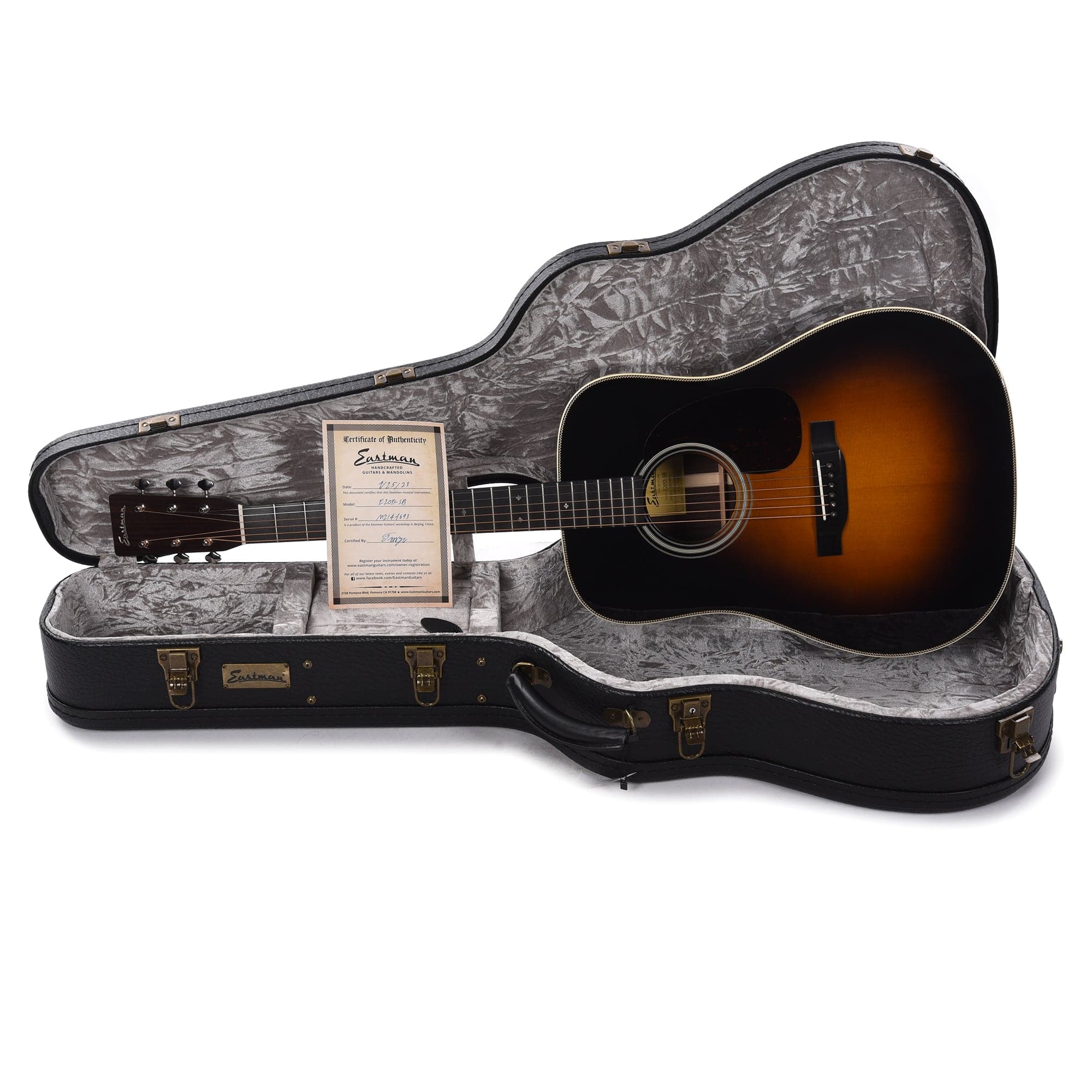 Eastman E20D Adirondack/Rosewood Dreadnought Sunburst Acoustic Guitars / Dreadnought