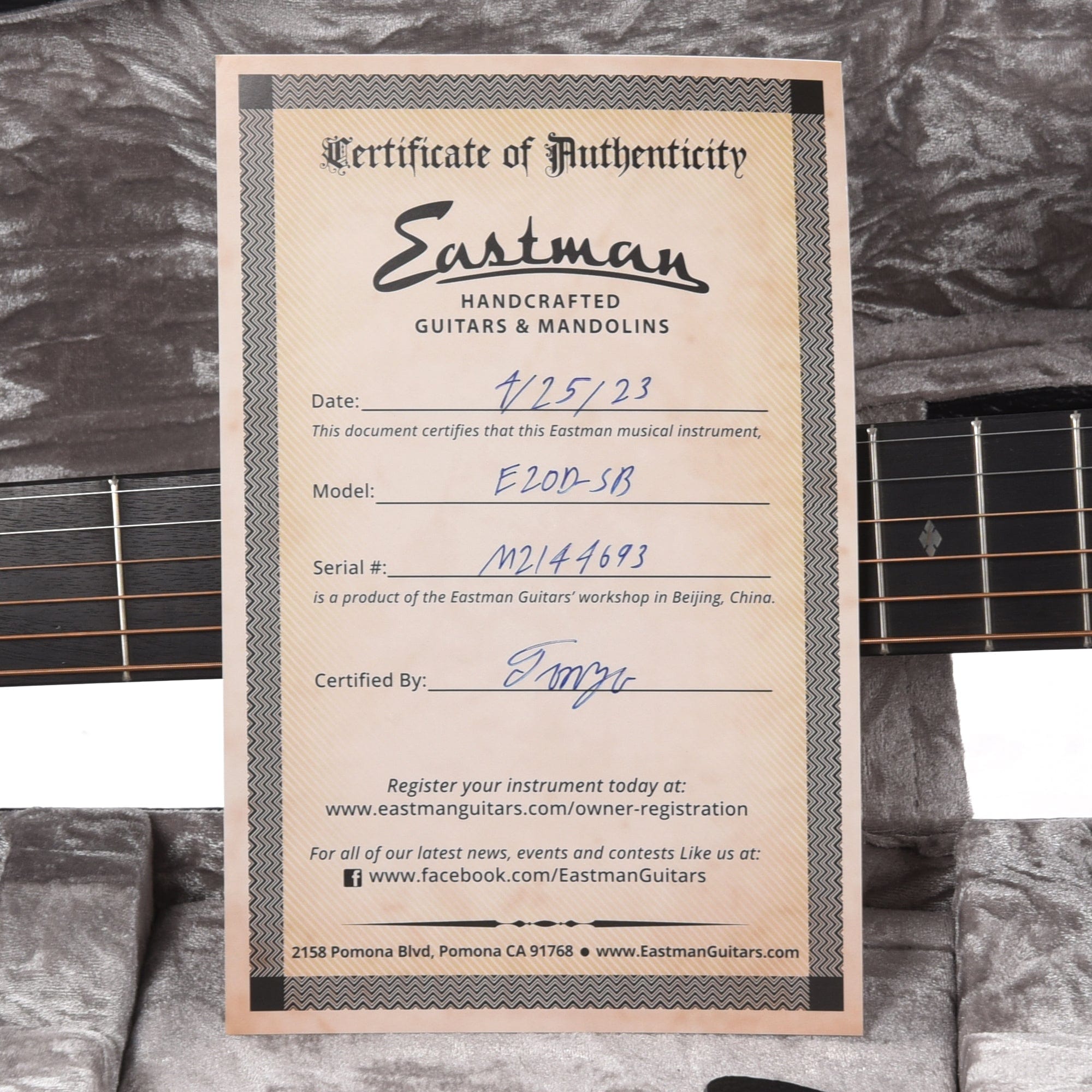 Eastman E20D Adirondack/Rosewood Dreadnought Sunburst Acoustic Guitars / Dreadnought