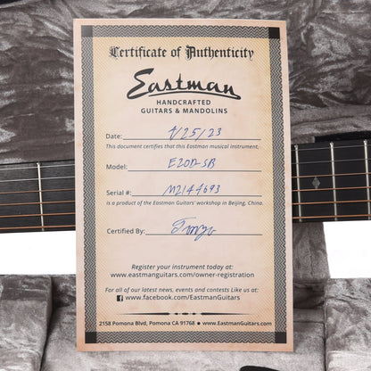 Eastman E20D Adirondack/Rosewood Dreadnought Sunburst Acoustic Guitars / Dreadnought