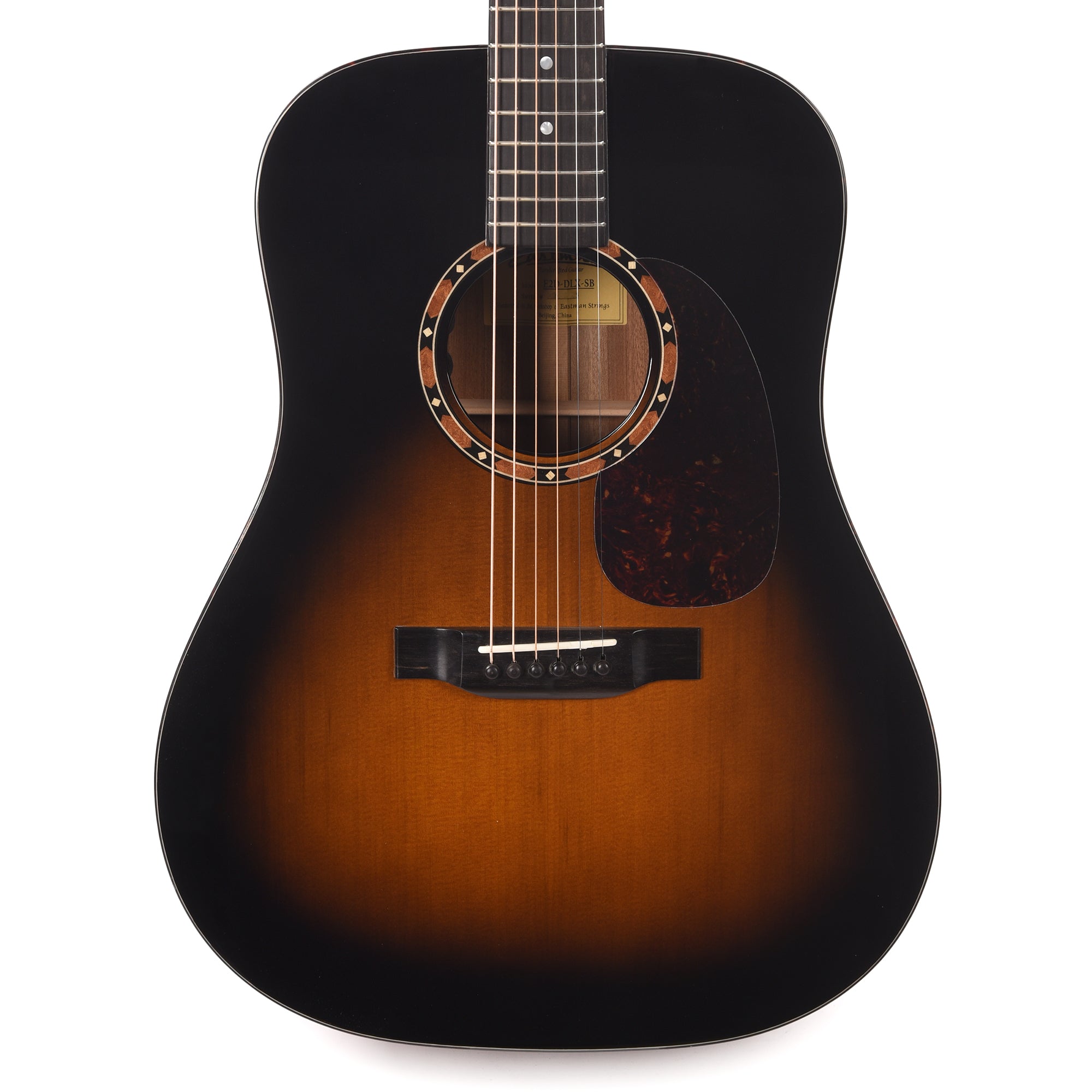 Eastman E2D Deluxe Sitka/Mahogany Truetone Gloss Sunburst Acoustic Guitars / Dreadnought