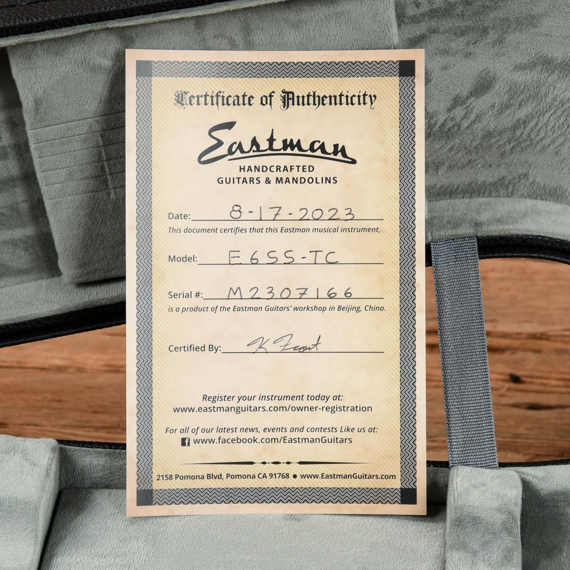 Eastman E6SS-TC Natural 2023 Acoustic Guitars / Dreadnought