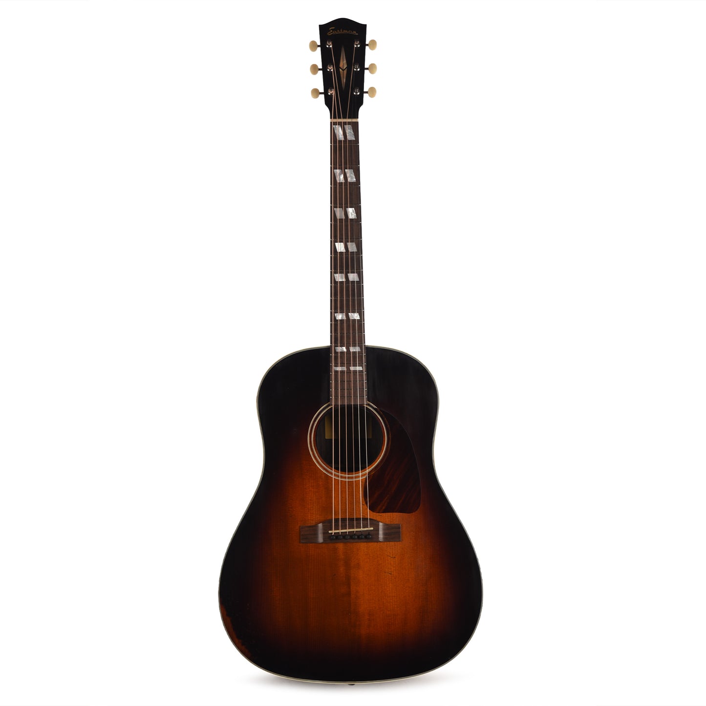 Eastman E25SS Adirondack/Rosewood Slope Shoulder Dreadnought Antique Sunburst Varnish Acoustic Guitars