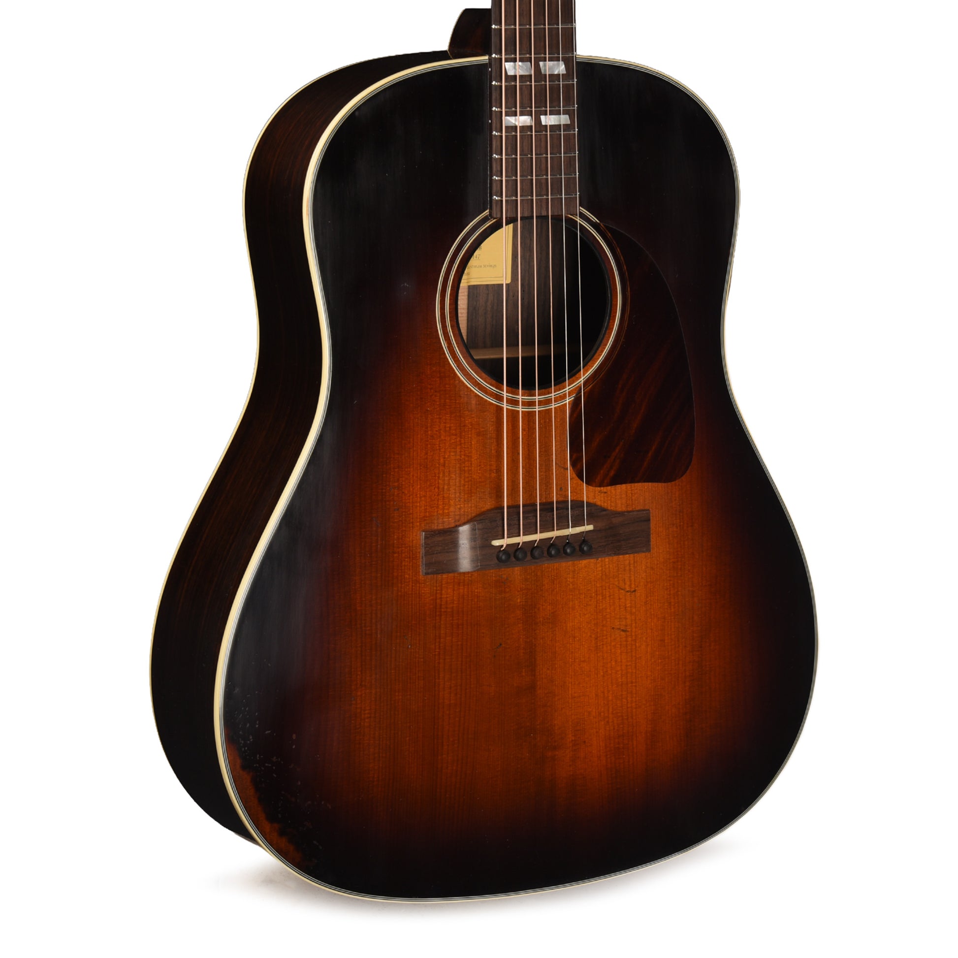 Eastman E25SS Adirondack/Rosewood Slope Shoulder Dreadnought Antique Sunburst Varnish Acoustic Guitars