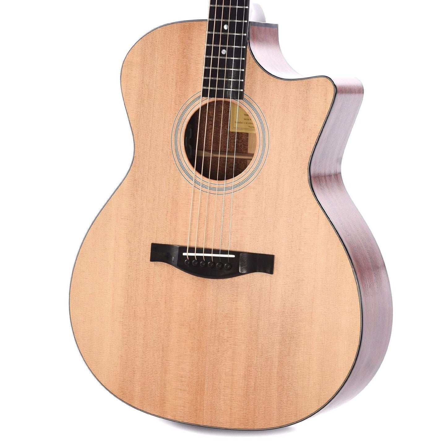 Eastman AC122-1CE Series Sitka/Sapele Grand Auditorium Cutaway Natural w/Gig Bag Acoustic Guitars / OM and Auditorium