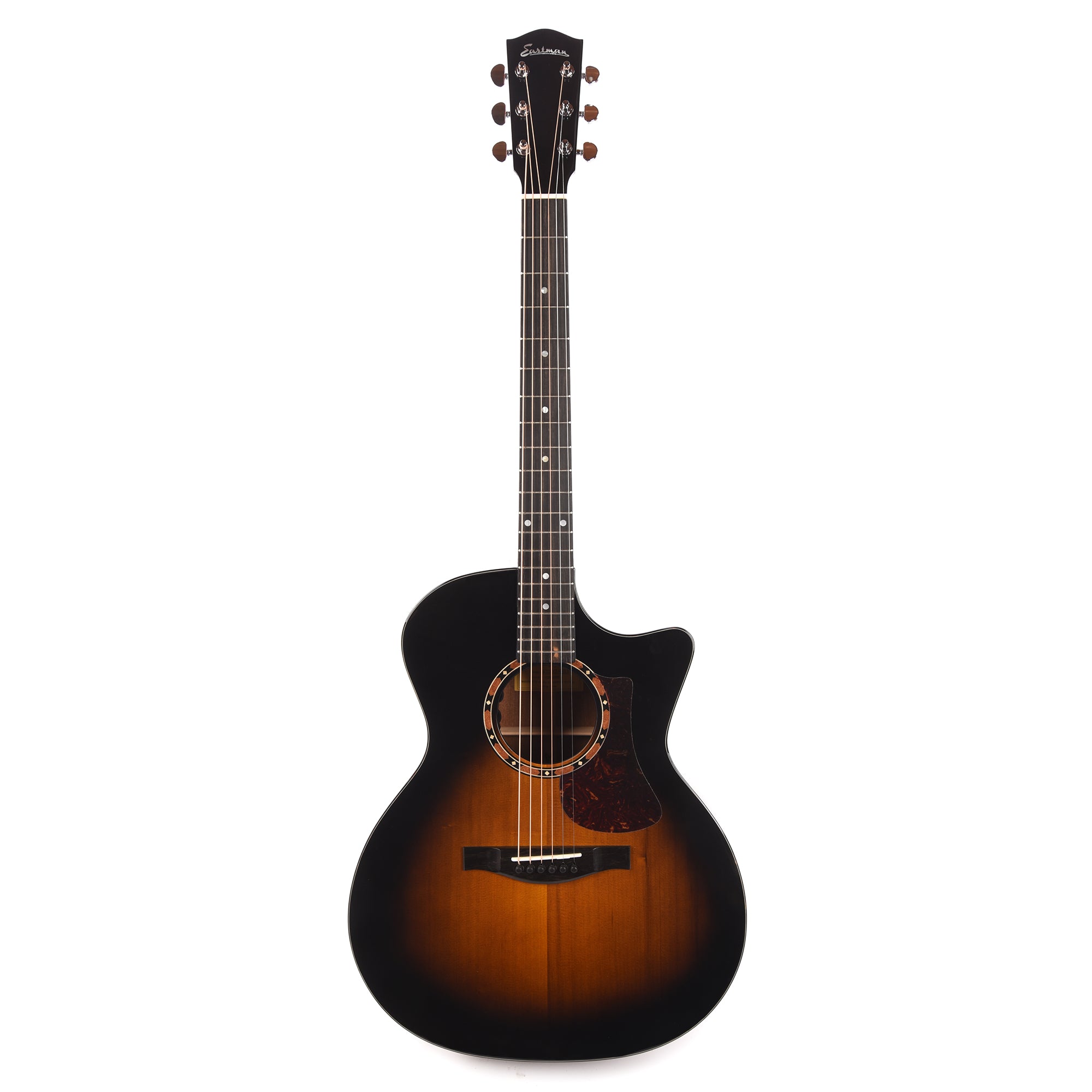 Eastman AC122-2CE Deluxe Cedar/Sapele Truetone Gloss Sunburst Acoustic Guitars / OM and Auditorium