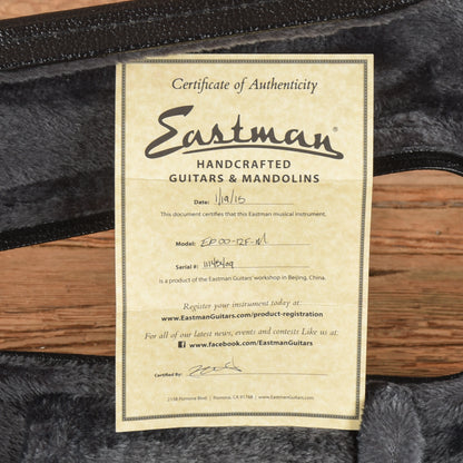 Eastman E10OO-M 12-Fret Solid Mahogany Natural Acoustic Guitars / OM and Auditorium