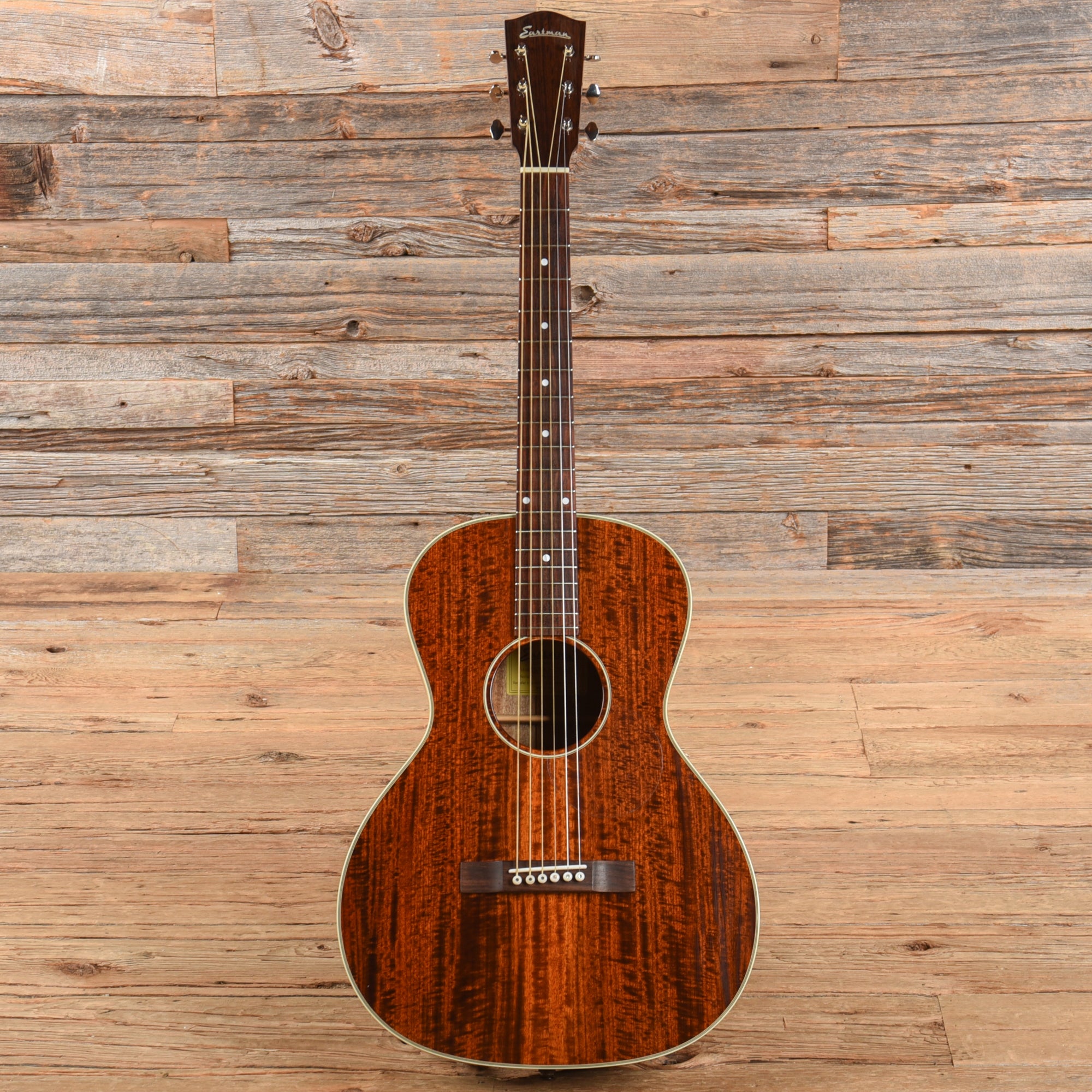 Eastman E10OO-M 12-Fret Solid Mahogany Natural Acoustic Guitars / OM and Auditorium