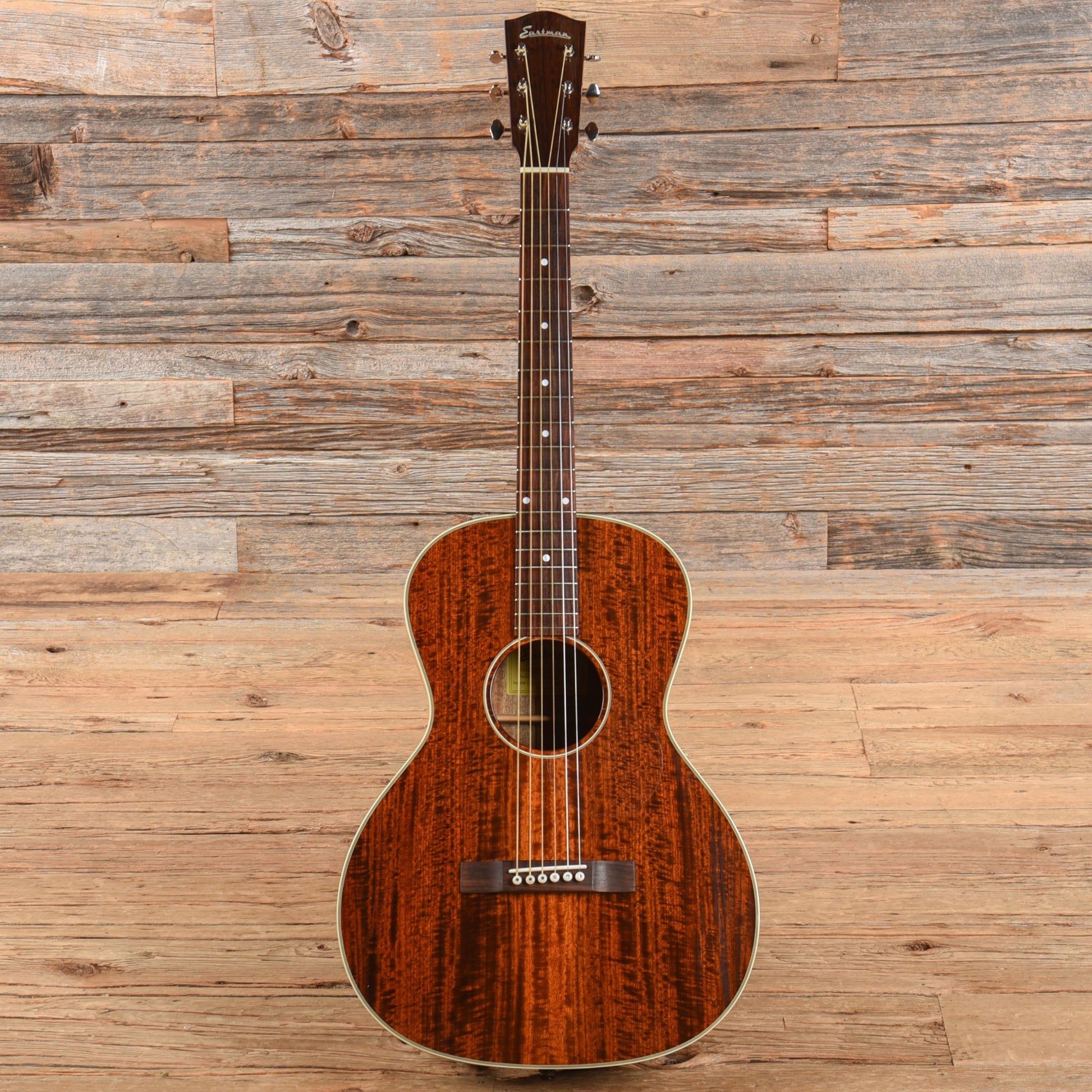 Eastman E10OO-M 12-Fret Solid Mahogany Natural Acoustic Guitars / OM and Auditorium
