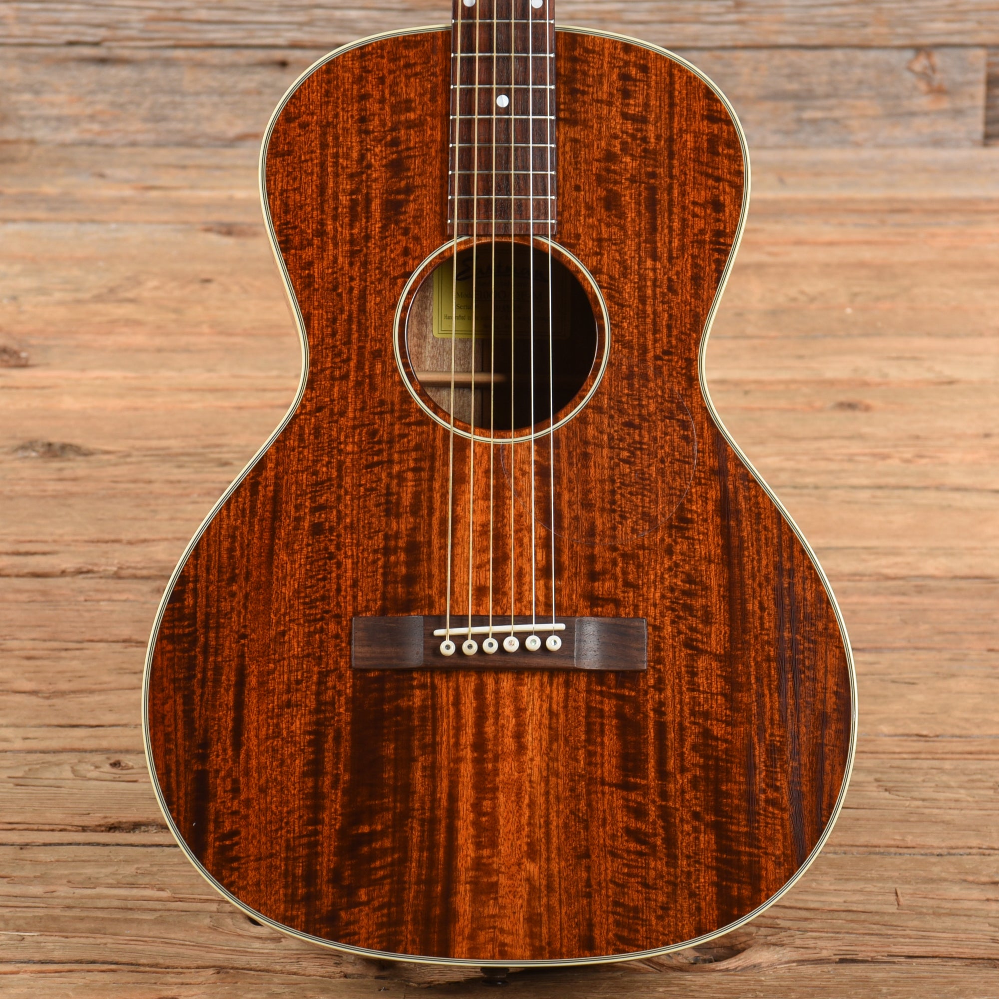 Eastman E10OO-M 12-Fret Solid Mahogany Natural Acoustic Guitars / OM and Auditorium