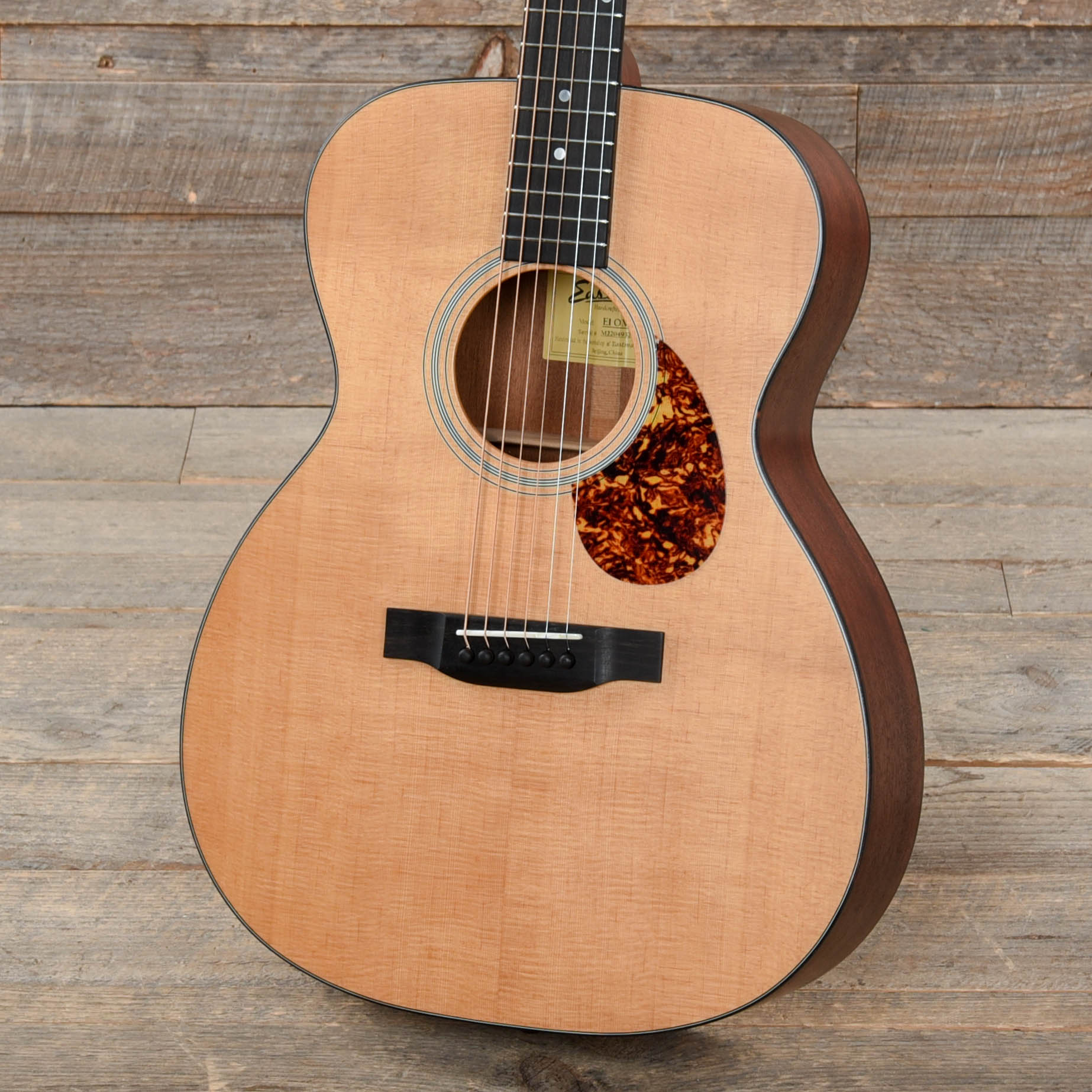 Eastman E1OM Spruce/Sapele OM Natural Acoustic Guitars / OM and Auditorium
