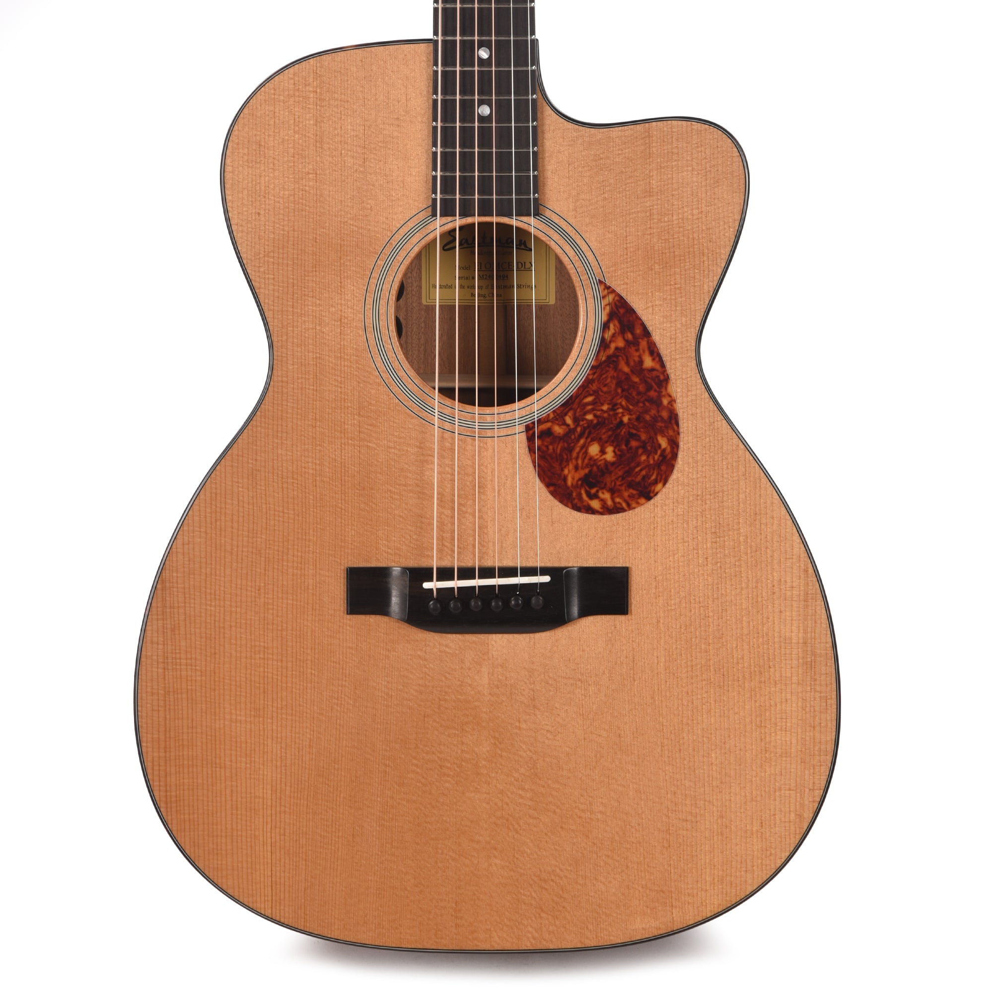 Eastman E1OMCE Deluxe Sitka/Sapele Truetone Gloss Natural Acoustic Guitars / OM and Auditorium