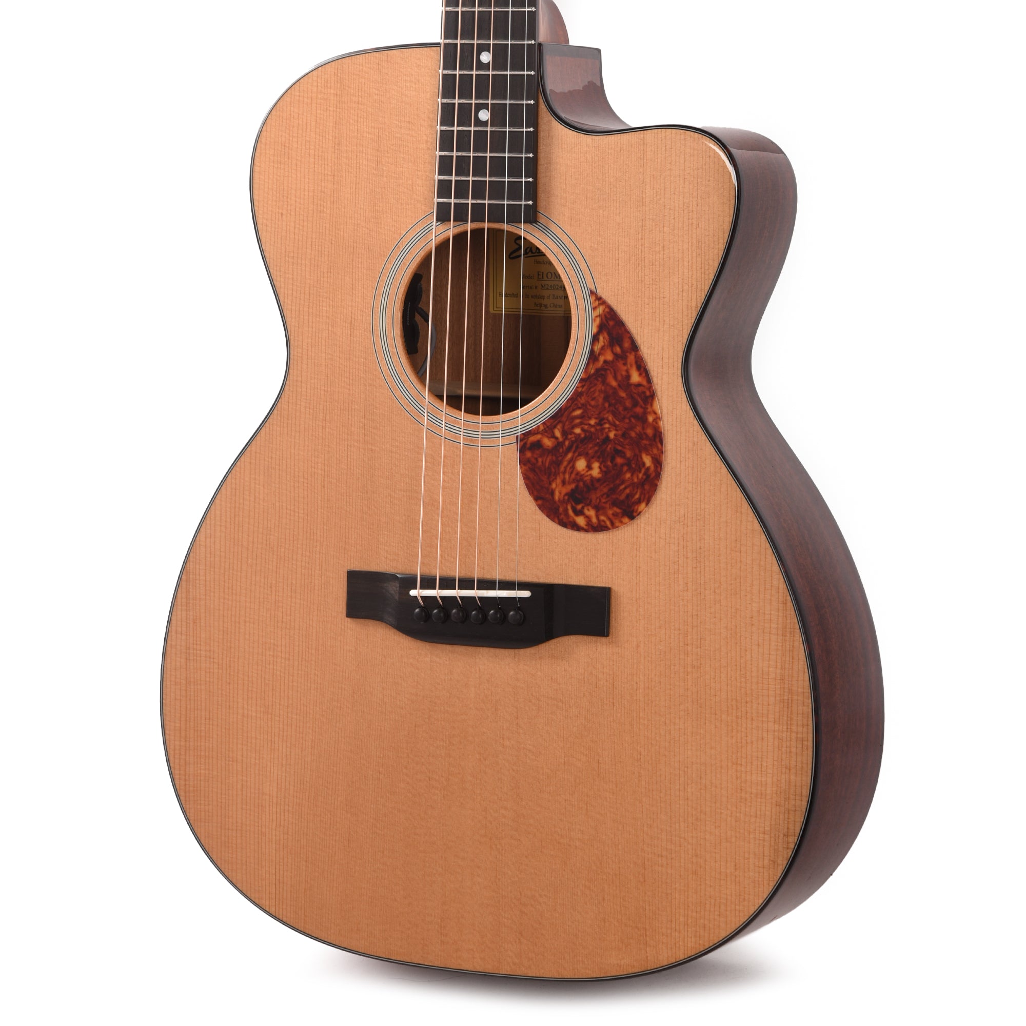 Eastman E1OMCE Deluxe Sitka/Sapele Truetone Gloss Natural Acoustic Guitars / OM and Auditorium