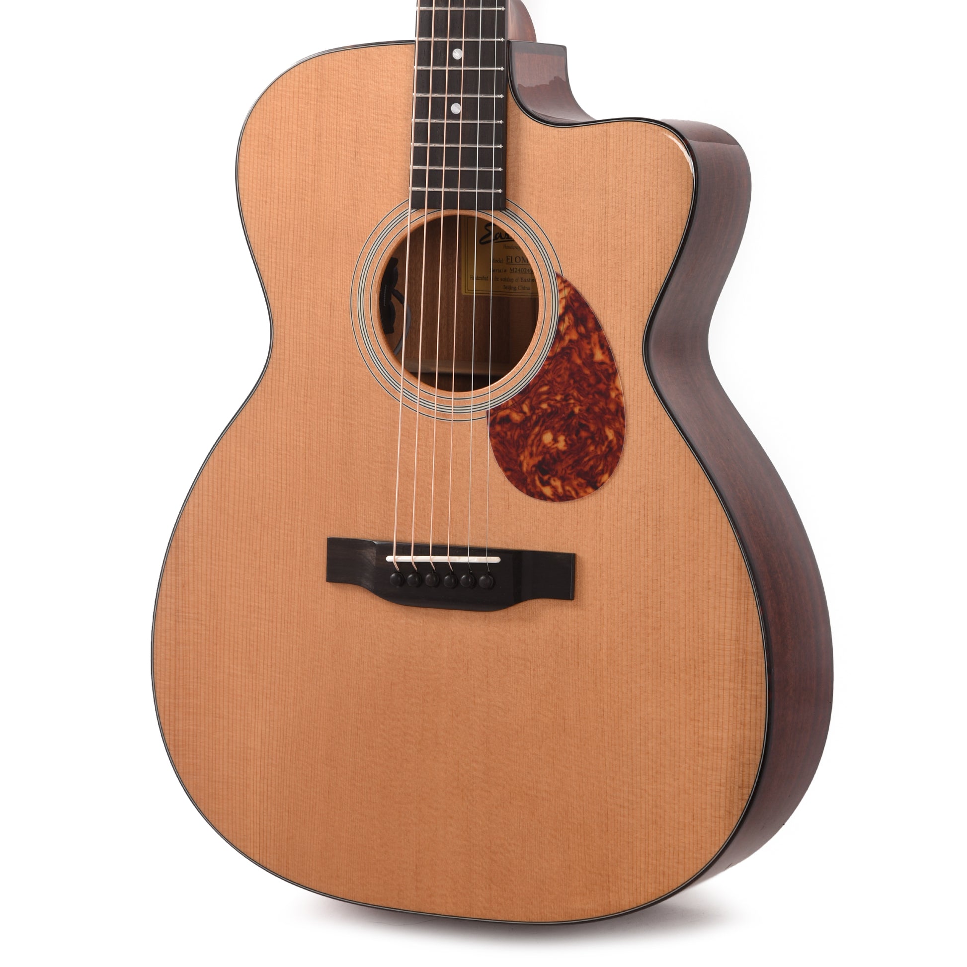 Eastman E1OMCE Deluxe Sitka/Sapele Truetone Gloss Natural Acoustic Guitars / OM and Auditorium