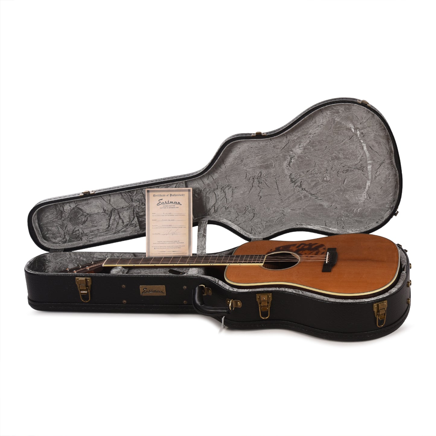 Eastman E20 Large Soundhole Dreadnought Thermo Cured Adirondack Acoustic Guitars / OM and Auditorium