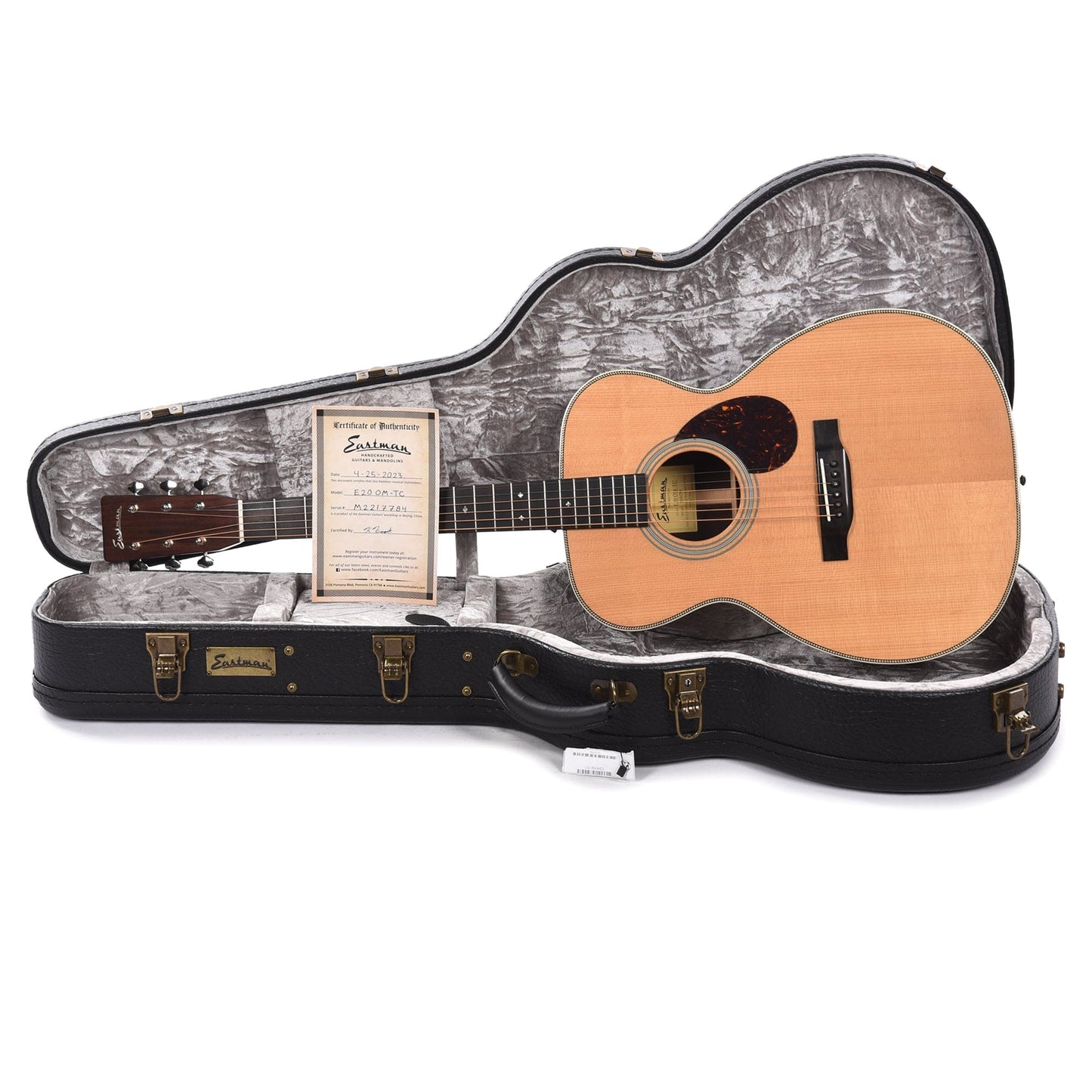 Eastman E20OM-TC Thermo Cured Adirondack Spruce/Rosewood OM Natural Acoustic Guitars / OM and Auditorium