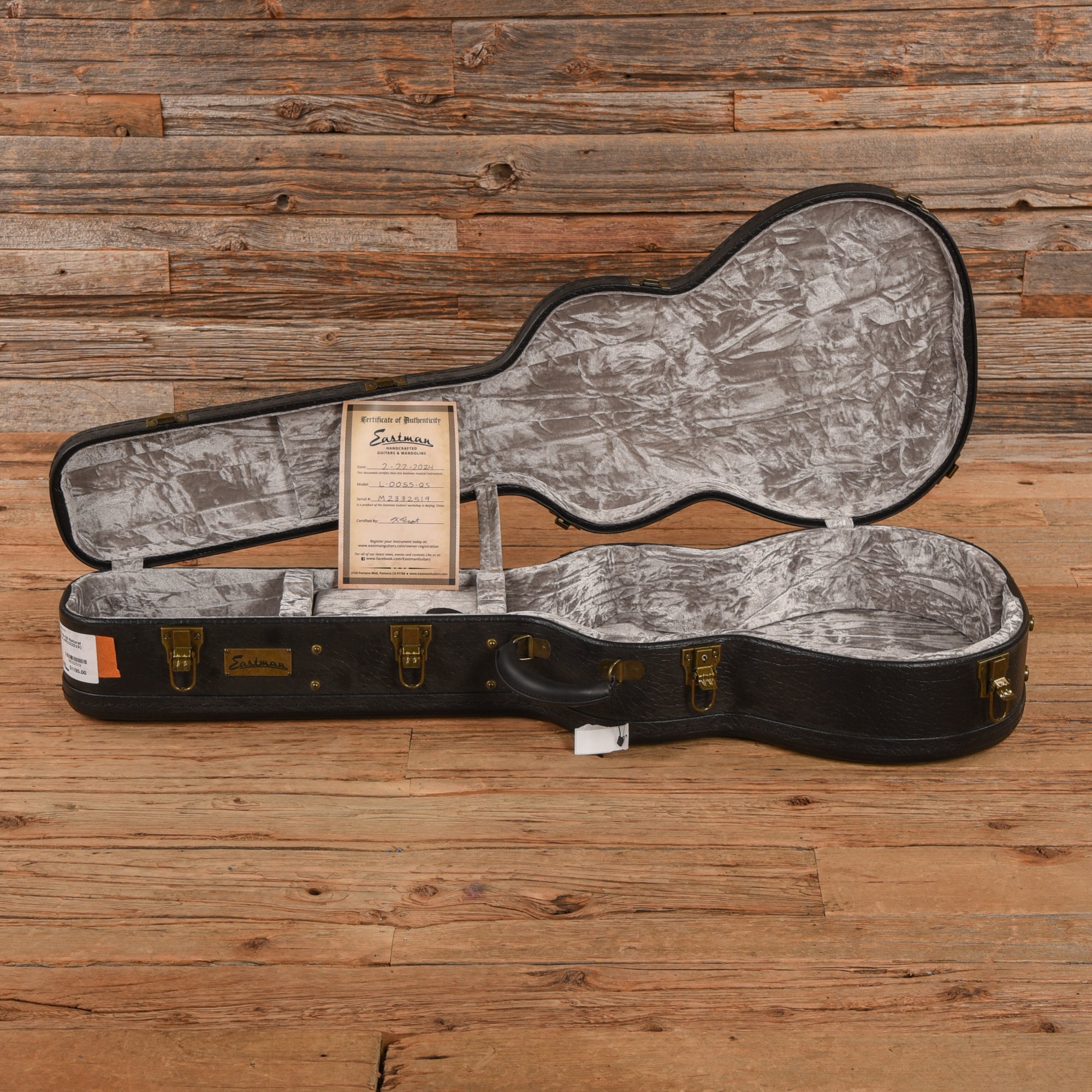 Eastman L-OO SS-QS Natural Acoustic Guitars / OM and Auditorium