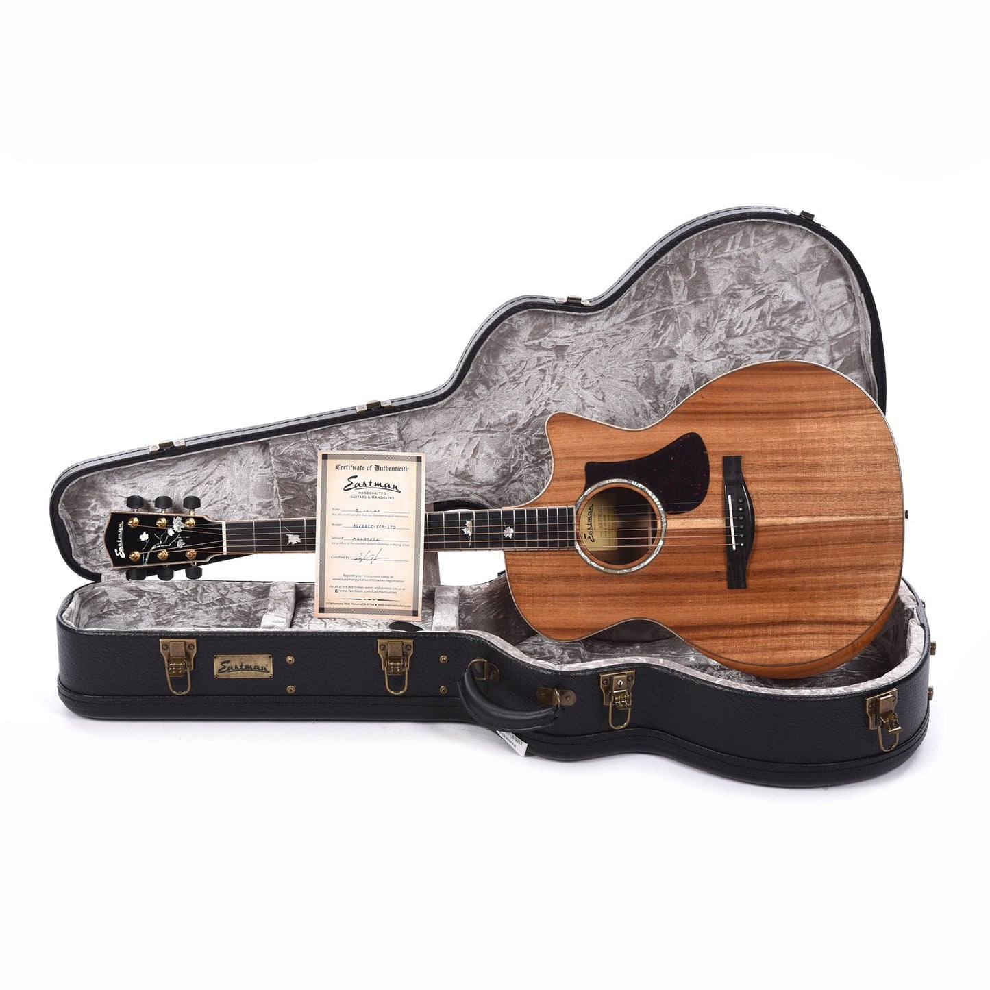 Eastman Limited Edition AC622CE Hawaiian Koa Natural Acoustic Guitars / OM and Auditorium