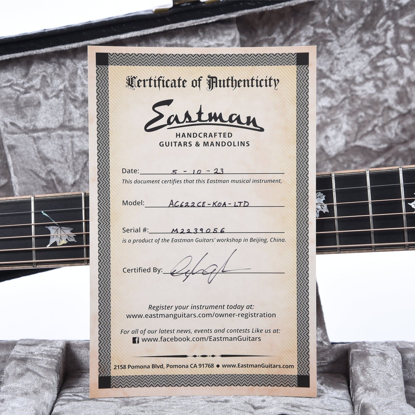 Eastman Limited Edition AC622CE Hawaiian Koa Natural Acoustic Guitars / OM and Auditorium