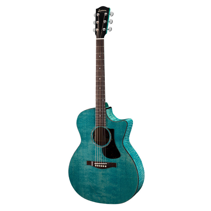 Eastman PCH3-GACE Sitka/Maple Grand Auditorium Faded Blue Acoustic Guitars / OM and Auditorium