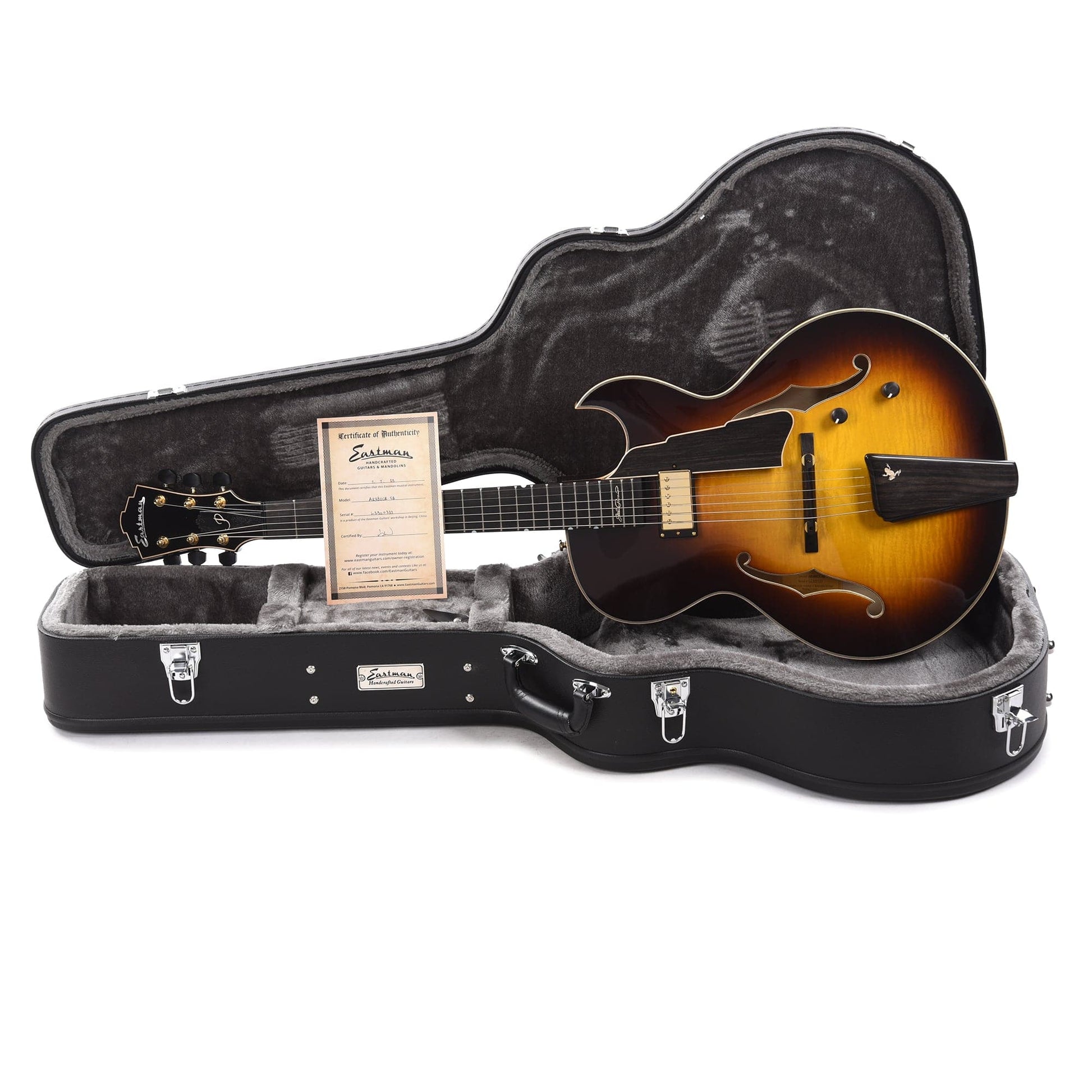 Eastman AR480CE John Pisano 30th Anniversary Edition Sunburst Electric Guitars / Archtop