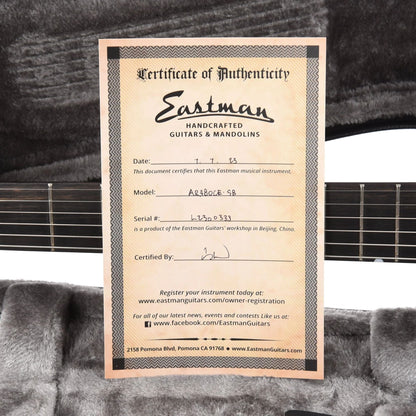 Eastman AR480CE John Pisano 30th Anniversary Edition Sunburst Electric Guitars / Archtop