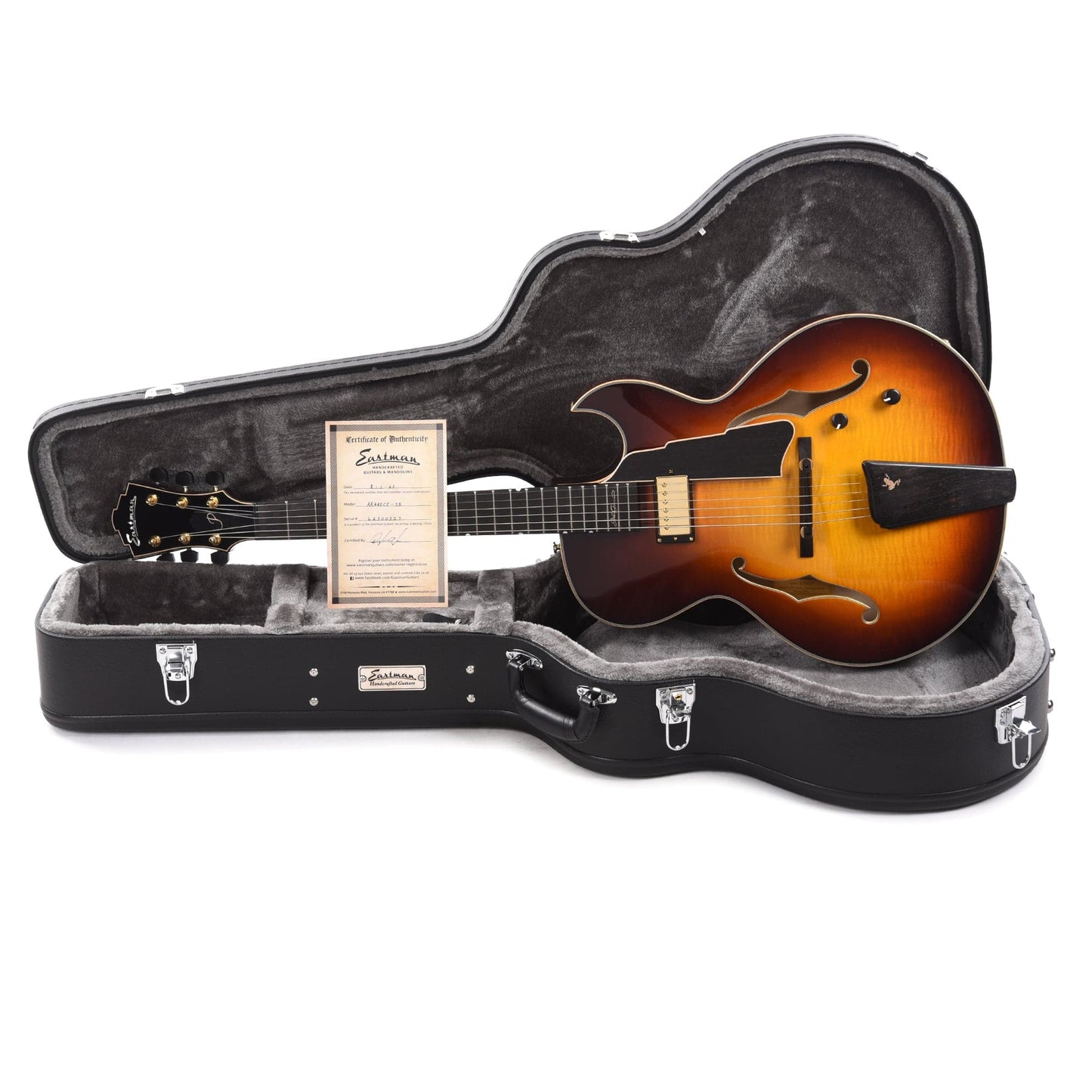 Eastman AR480CE John Pisano 30th Anniversary Edition Sunburst Electric Guitars / Archtop